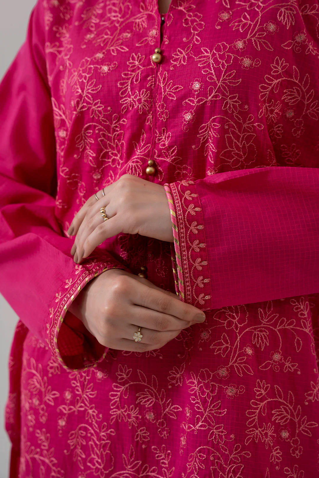 Embroidered Kurta Dupatta Trouser - 1627 - Image 3