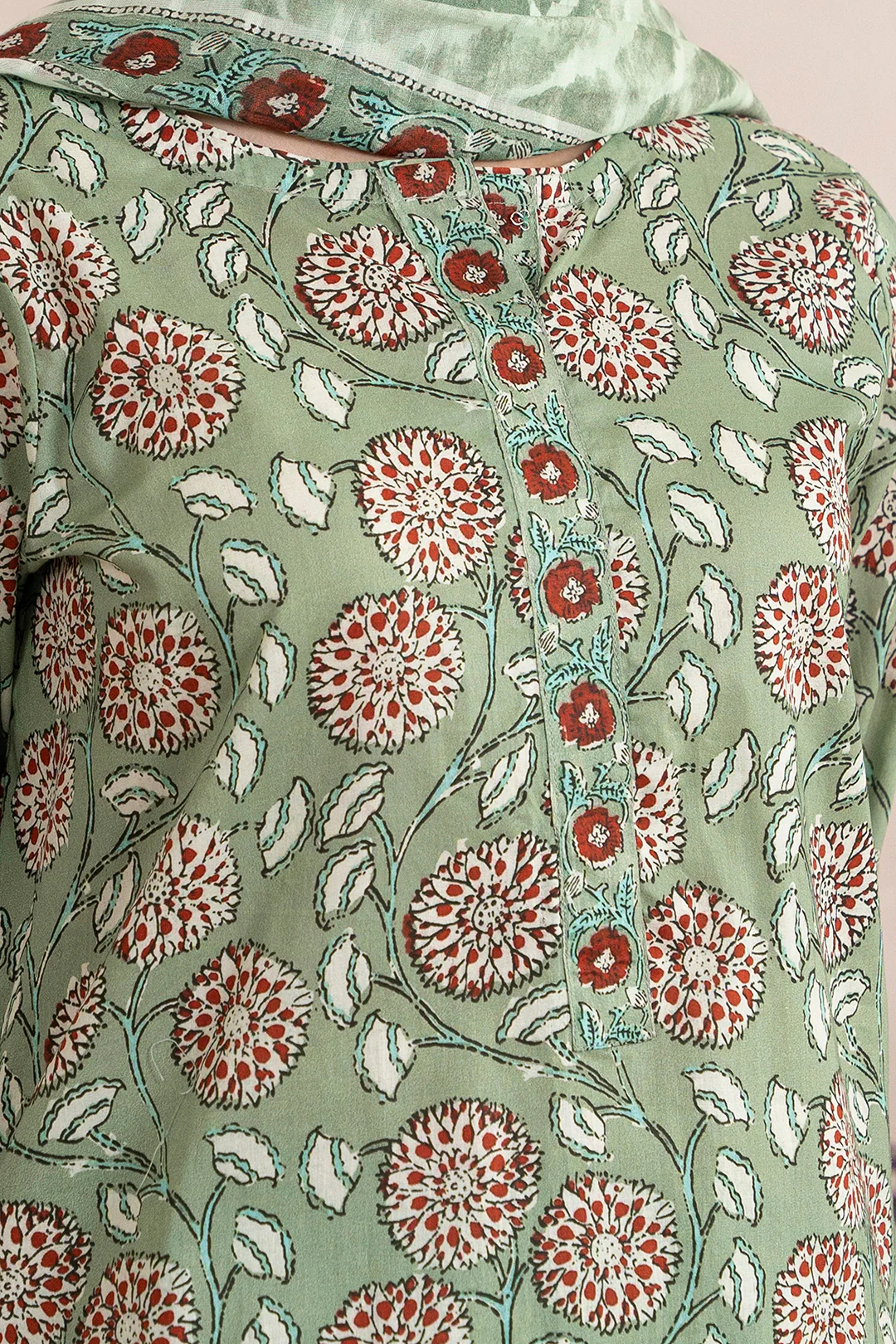Kurta Dupatta Trouser - 1704 - Image 5