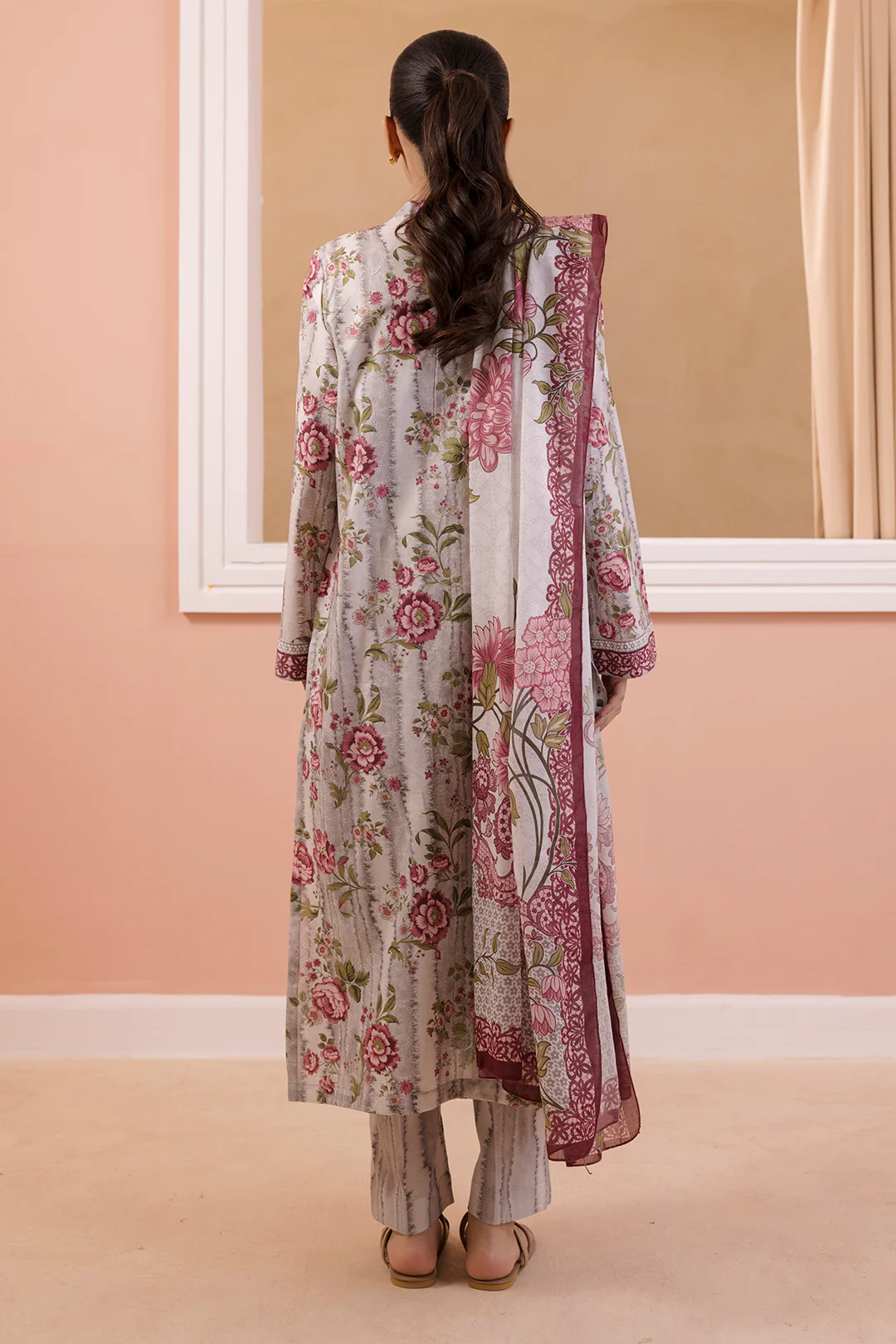 Kurta Dupatta Trouser - 1705 - Image 6