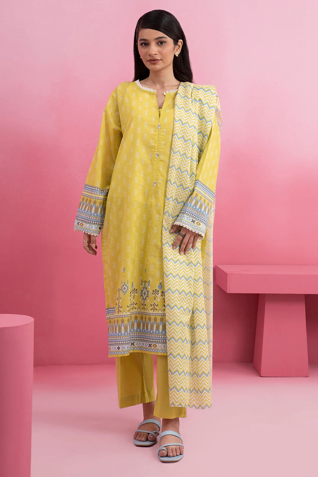 Kurta Dupatta Trouser - 1781