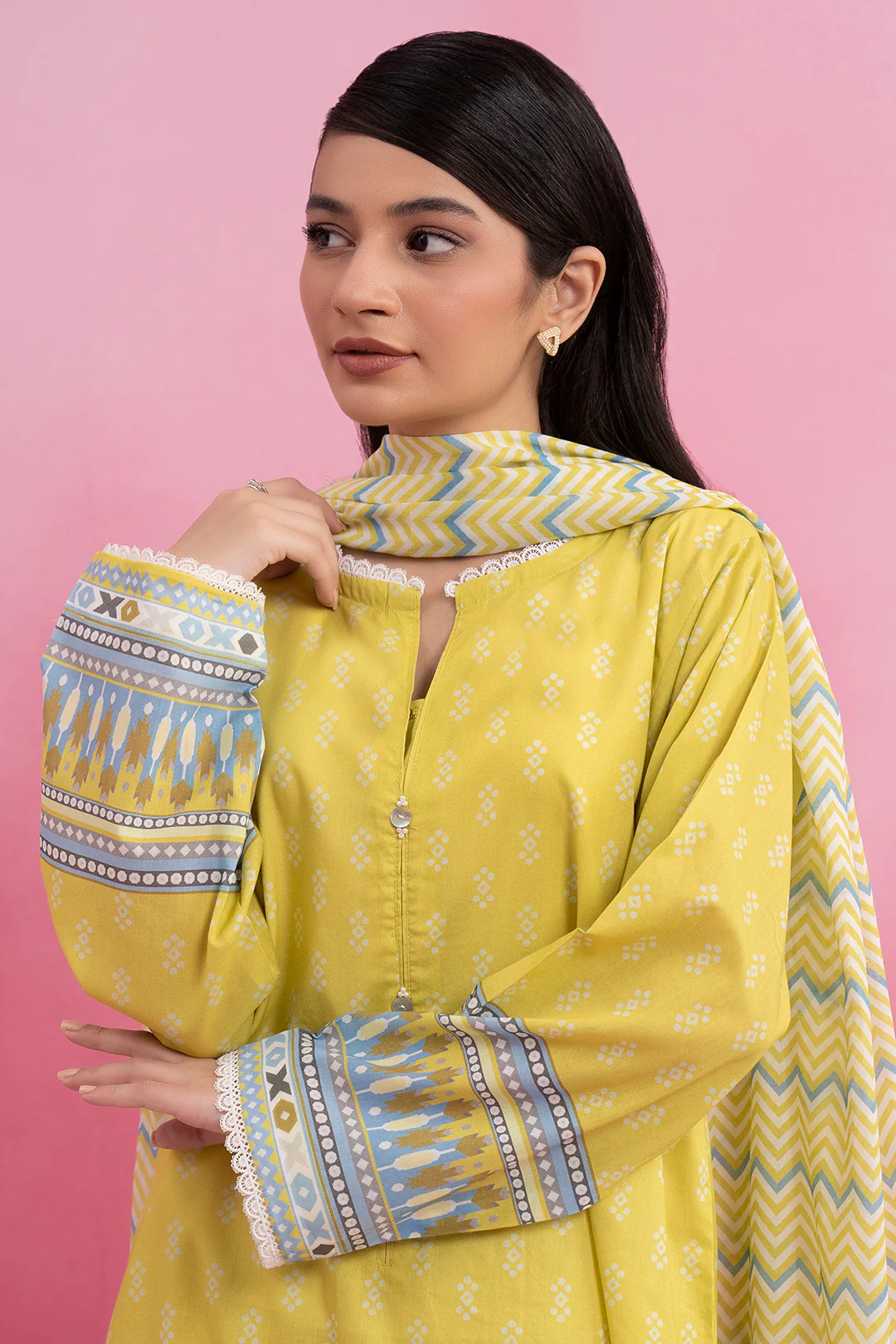 Kurta Dupatta Trouser - 1781 - Image 4