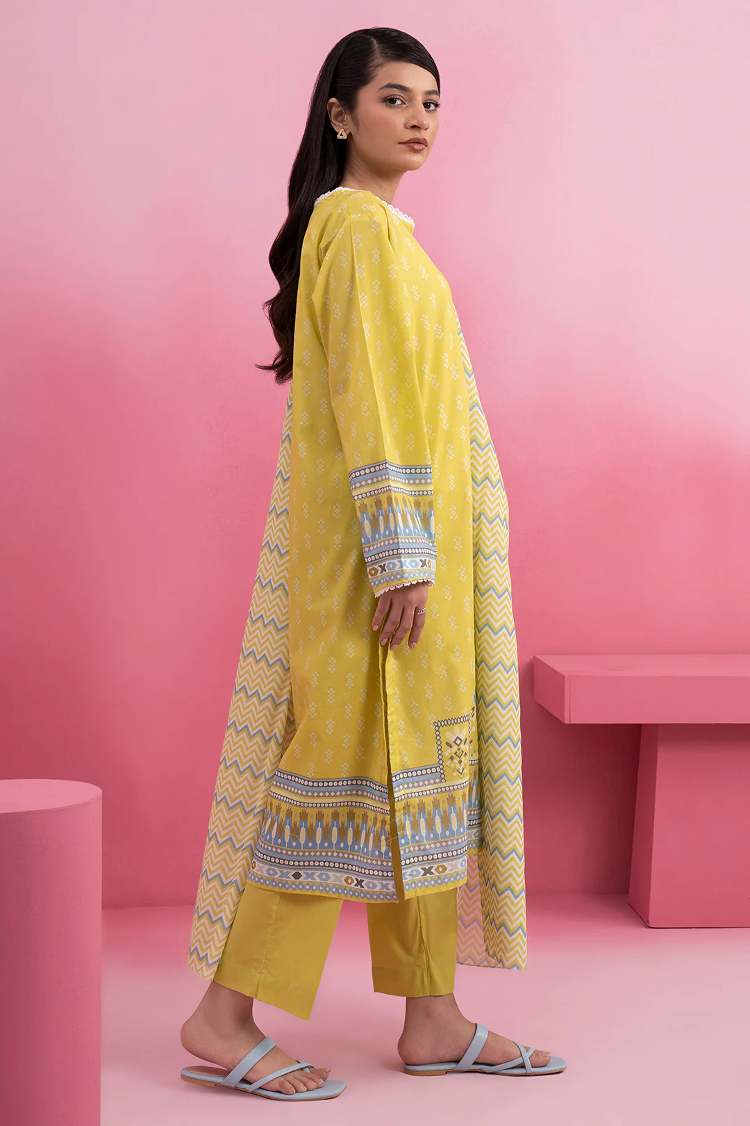 Kurta Dupatta Trouser - 1781 - Image 6