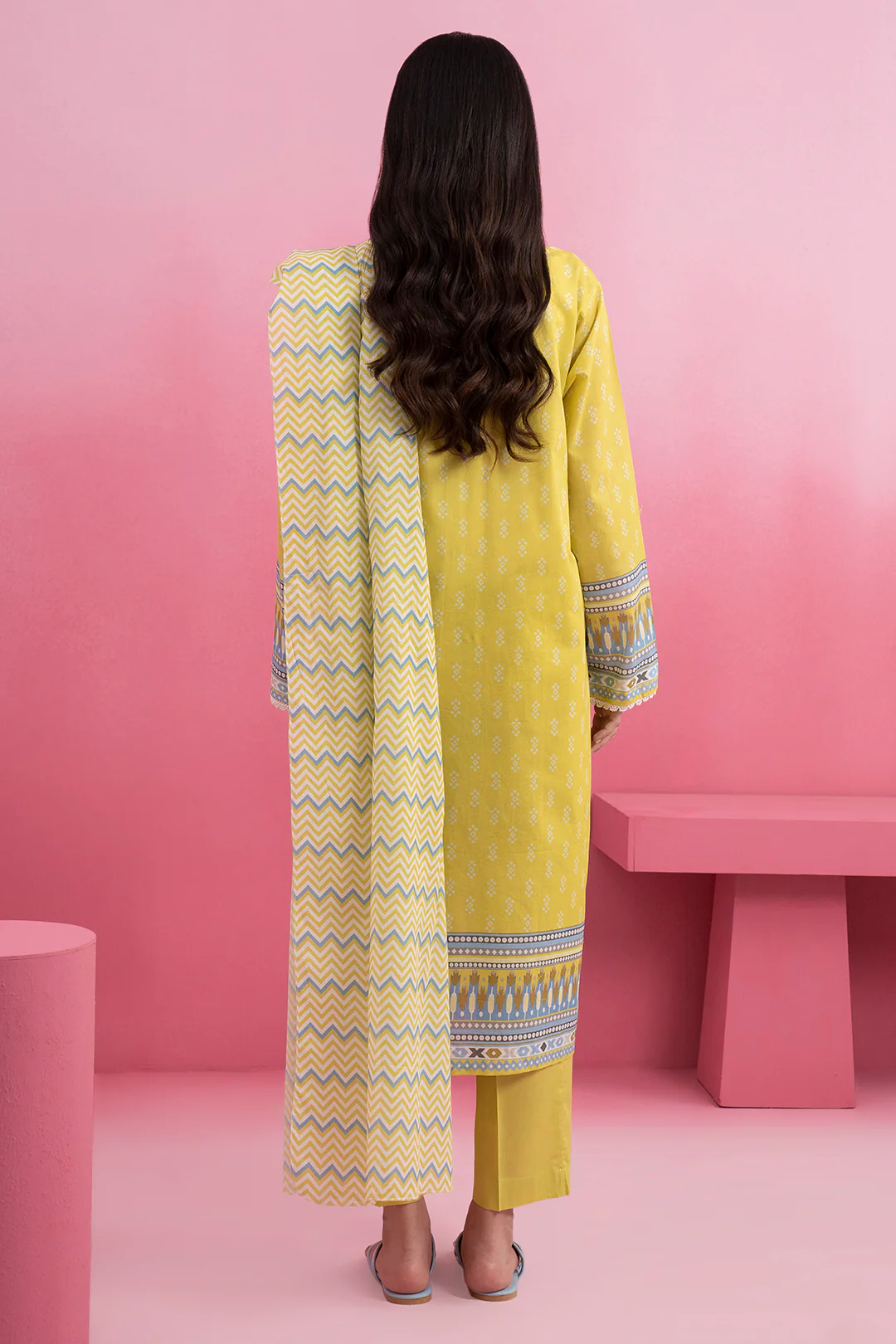 Kurta Dupatta Trouser - 1781 - Image 7