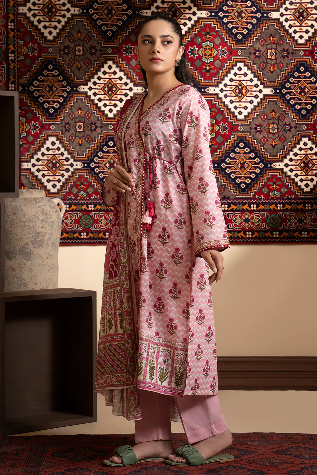 Kurta Dupatta Trouser - 1828 - Image 6