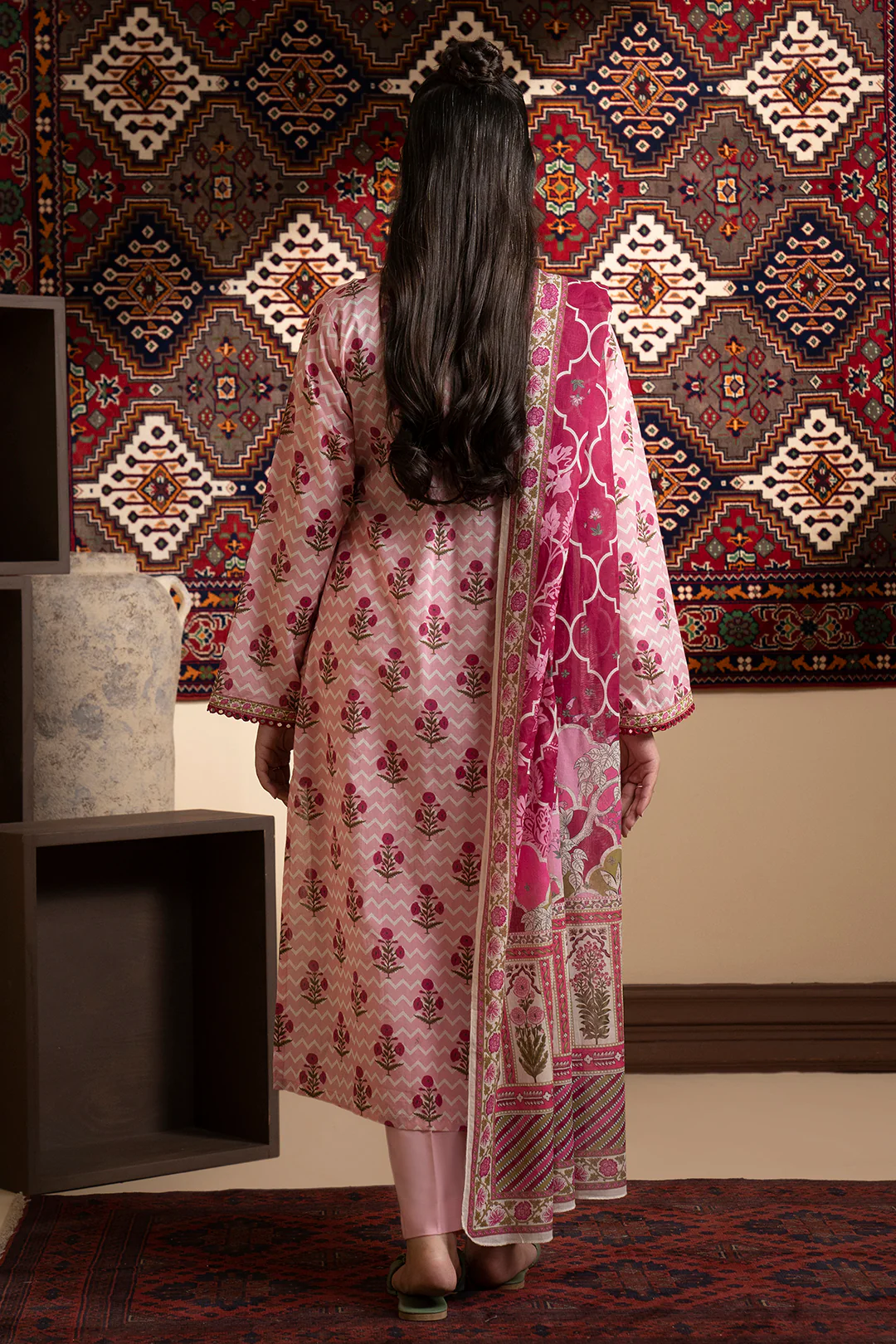 Kurta Dupatta Trouser - 1828 - Image 9