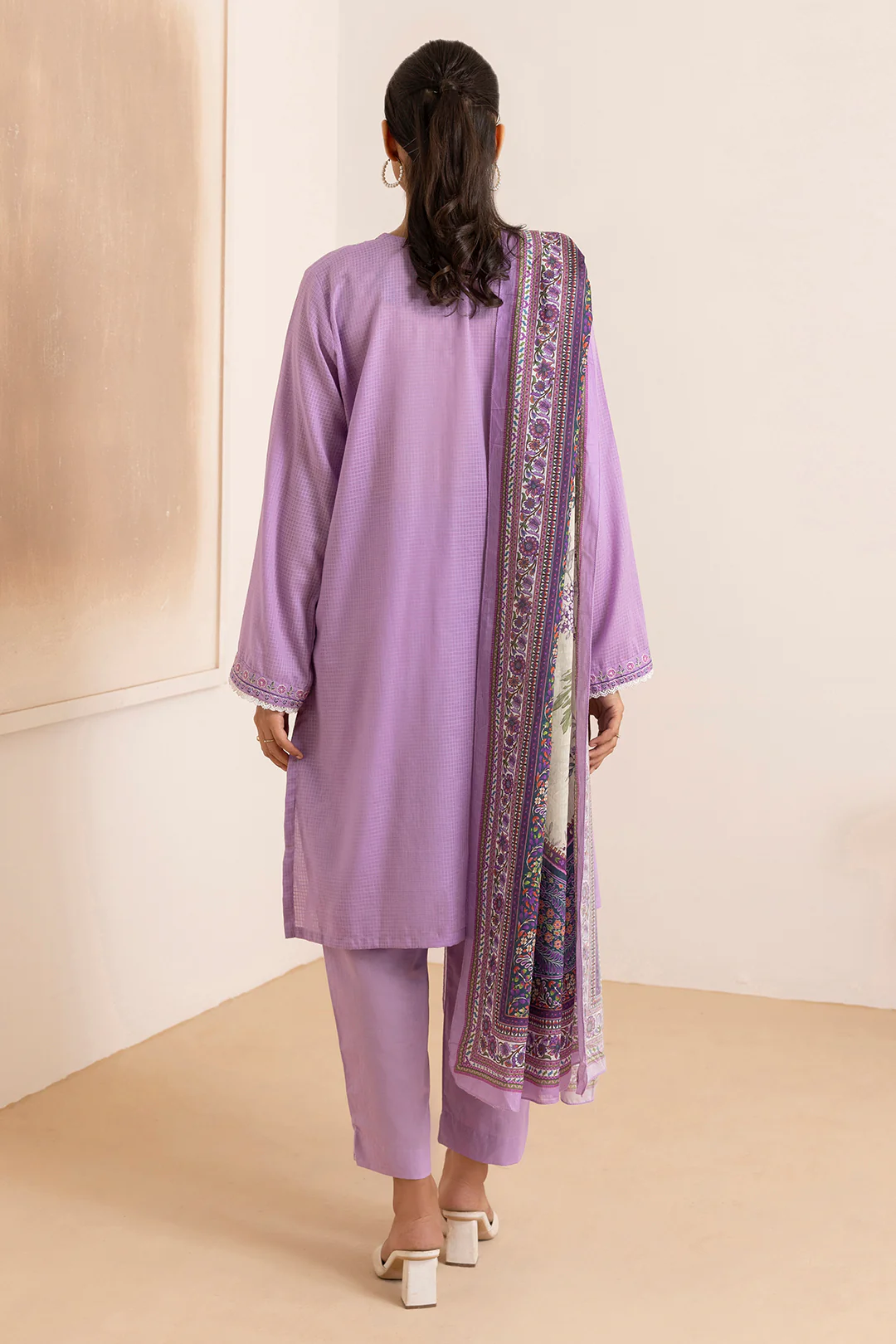 Embroidered Kurta Dupatta Trouser - 1830 - Image 9