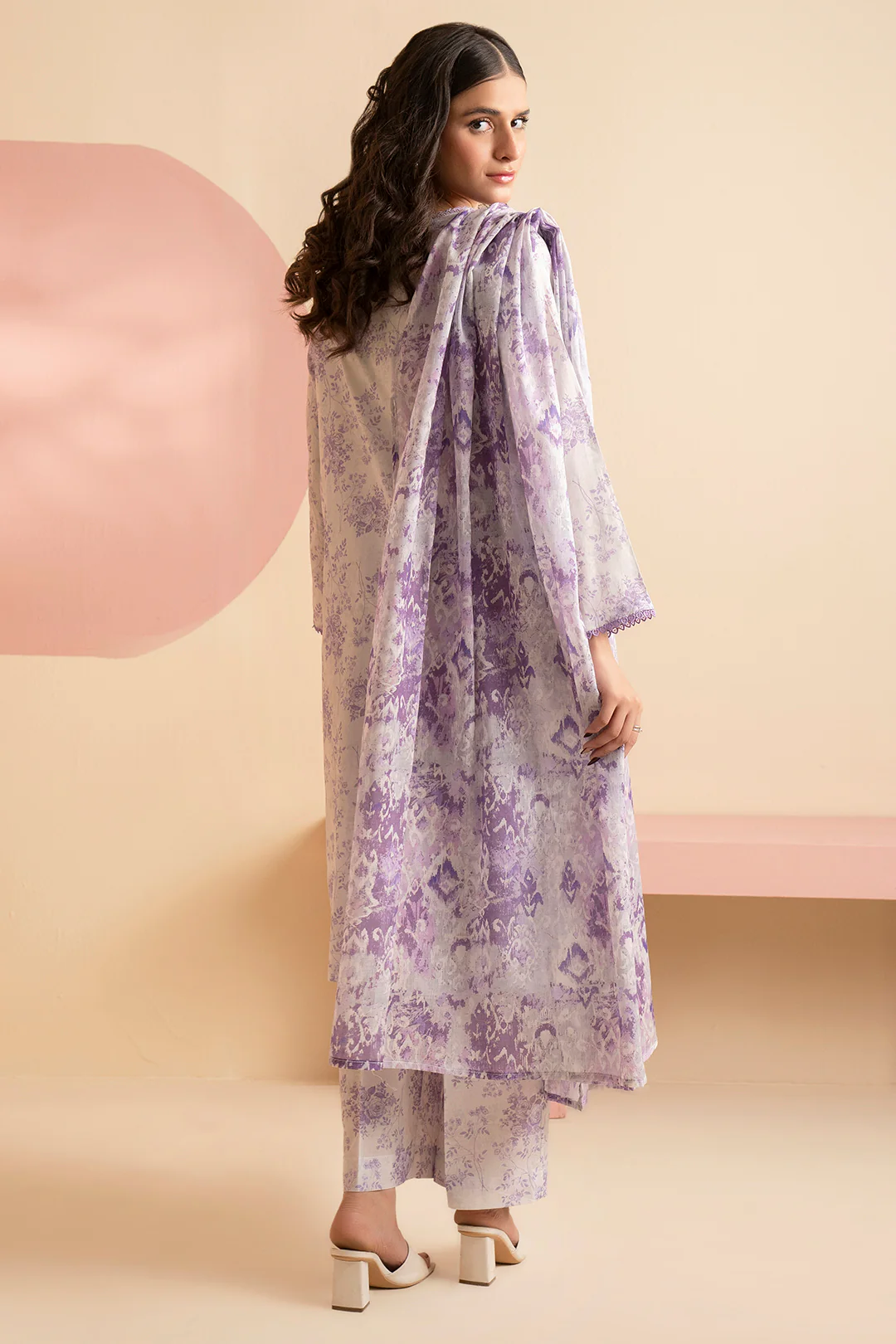 Embroidered Kurta Dupatta Trouser - 1865 - Image 5