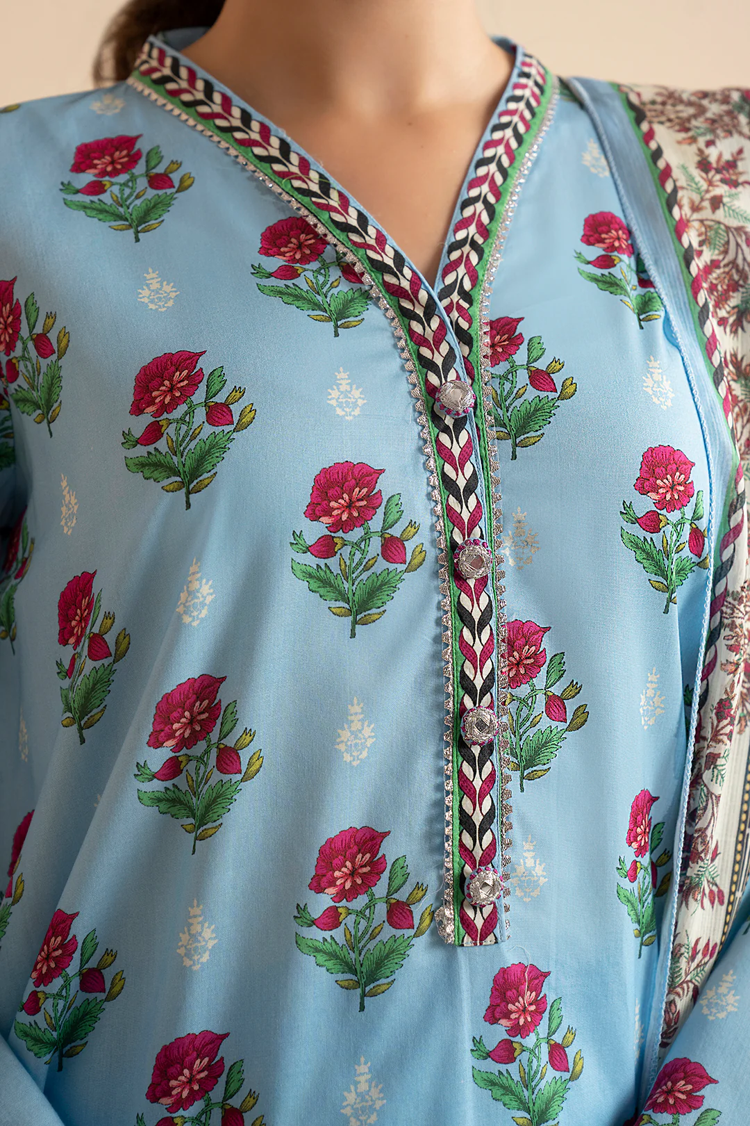 Kurta Dupatta Trouser - 1930 - Image 3