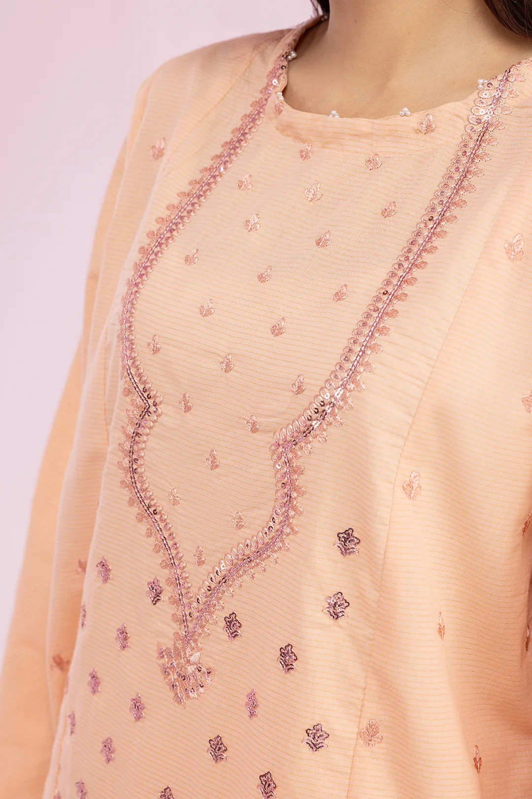 Embroidered Kurta Dupatta Trouser - 1991 - Image 4