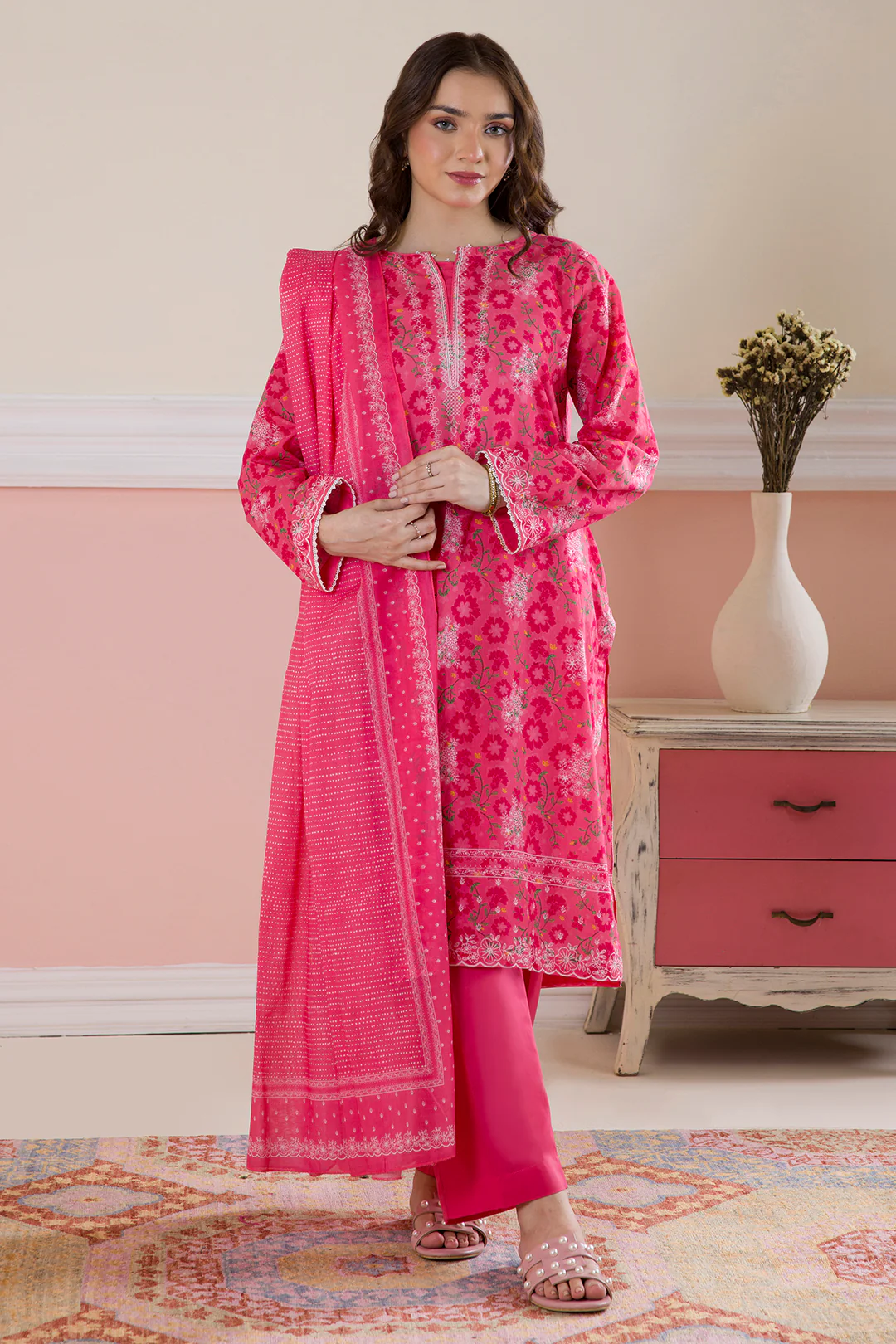 Kurta Dupatta Trouser - 2137 - Image 4