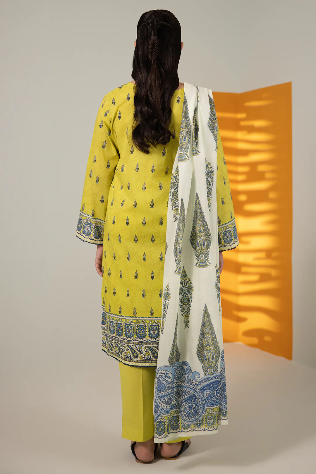 Kurta Dupatta Trouser - 2414 - Image 6