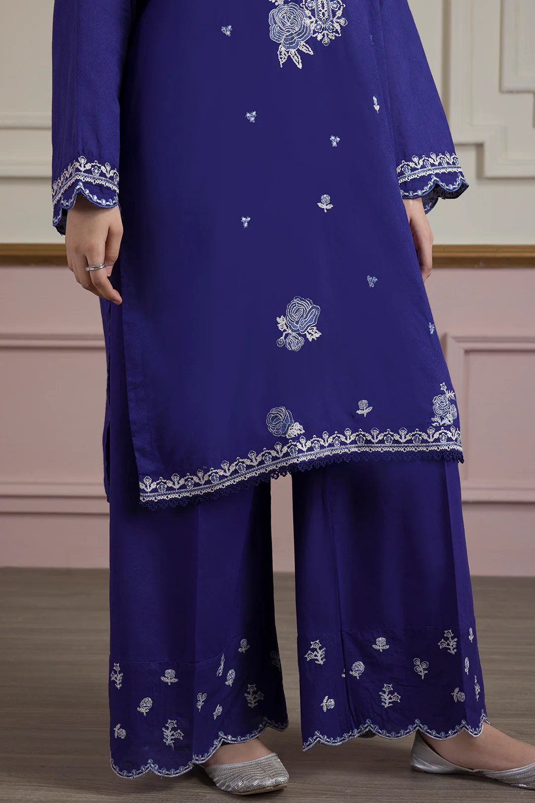 Embroidered Kurta Dupatta Trouser - 2545 - Image 6