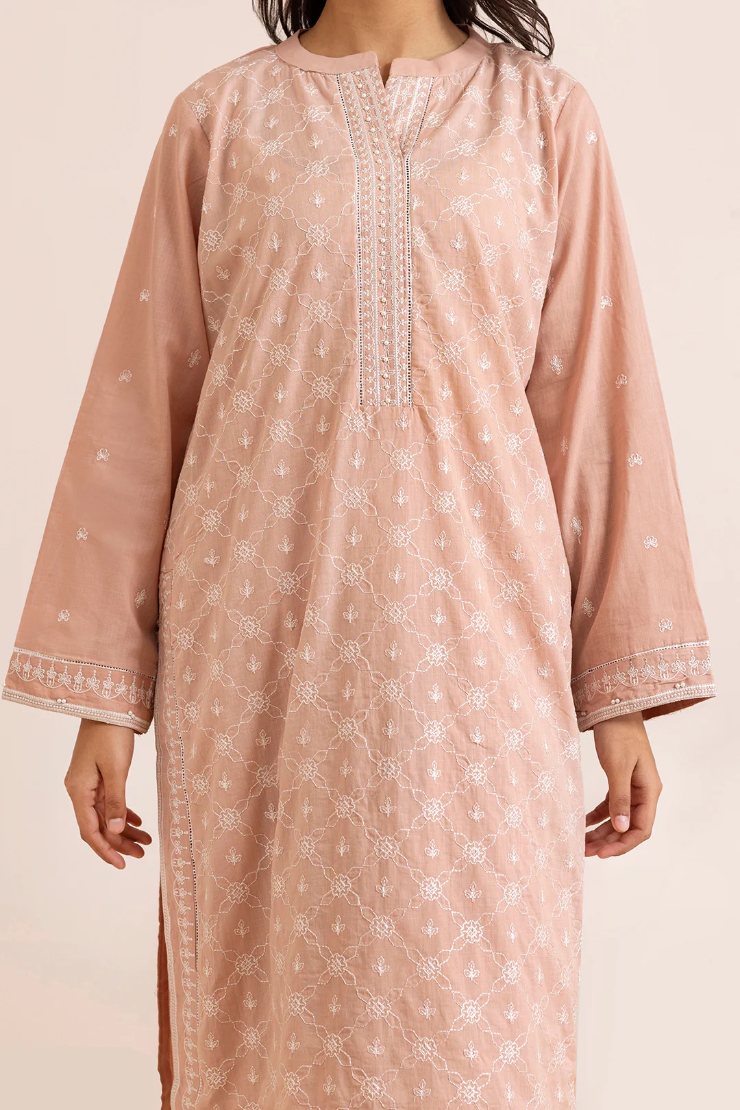 Embroidered Kurta Dupatta Trouser - 2585 - Image 4