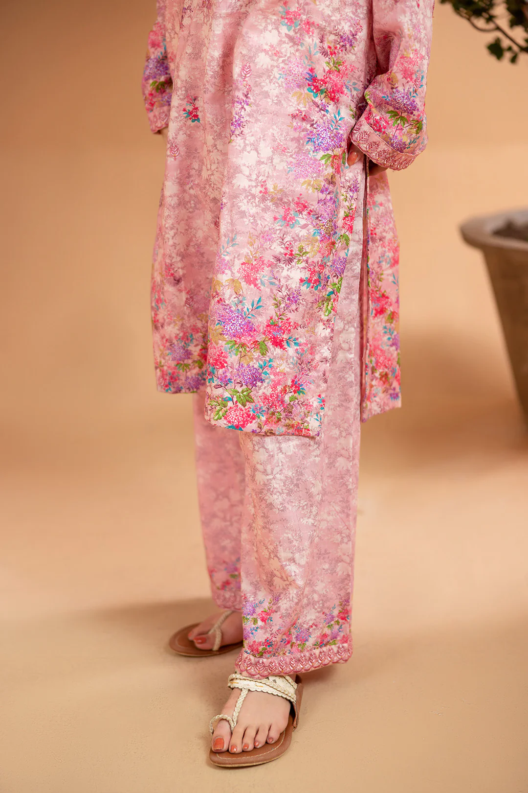 Embroidered Kurta Dupatta Trouser - 2642 - Image 7