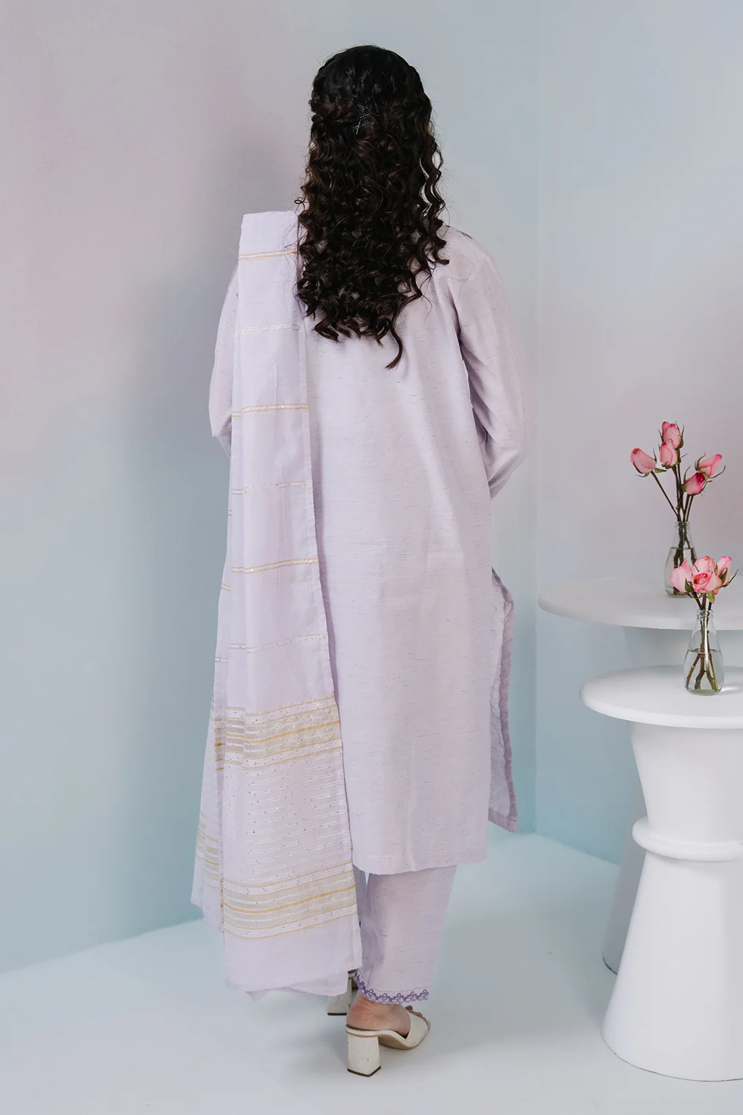 Embroidered Kurta Dupatta Trouser - 2651 - Image 8