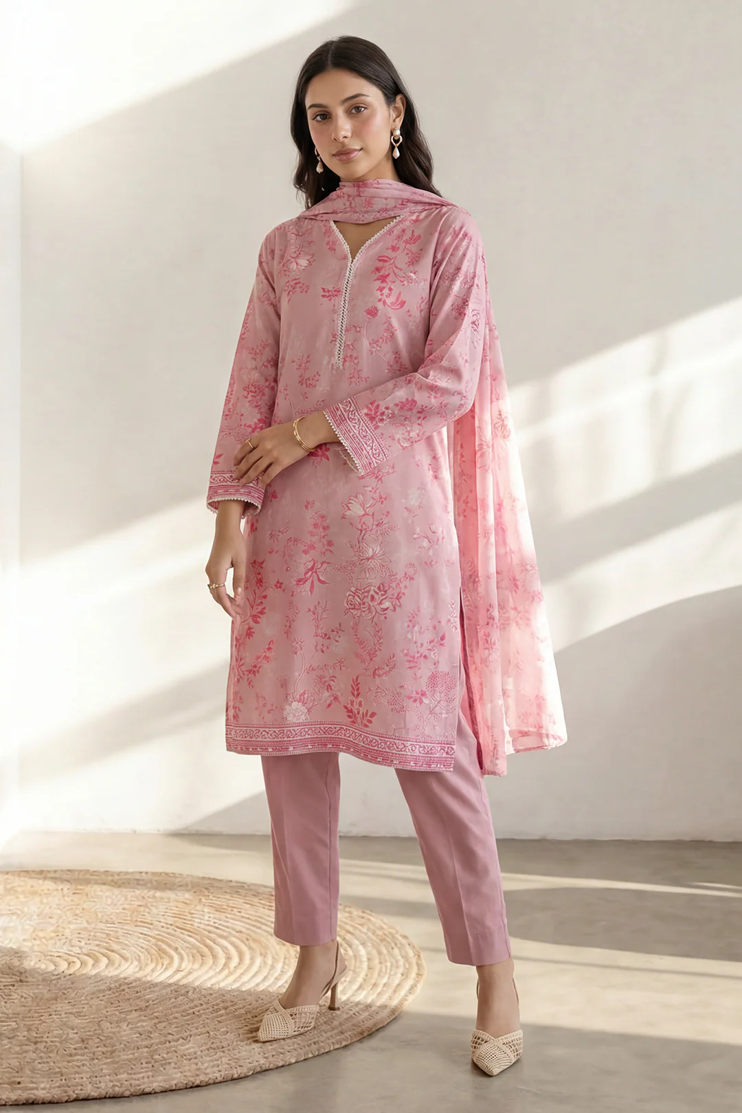 Kurta Dupatta Trouser - 1948 - Image 5