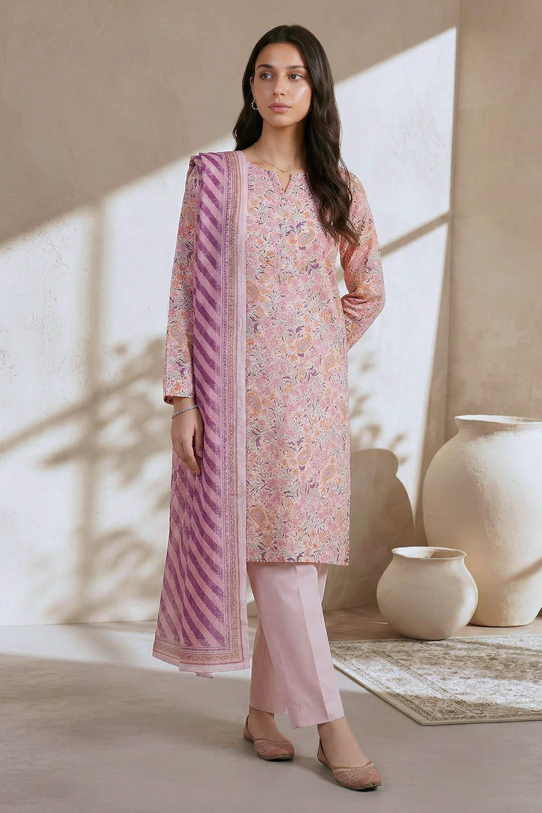 Kurta Dupatta Trouser - 1952 - Image 3