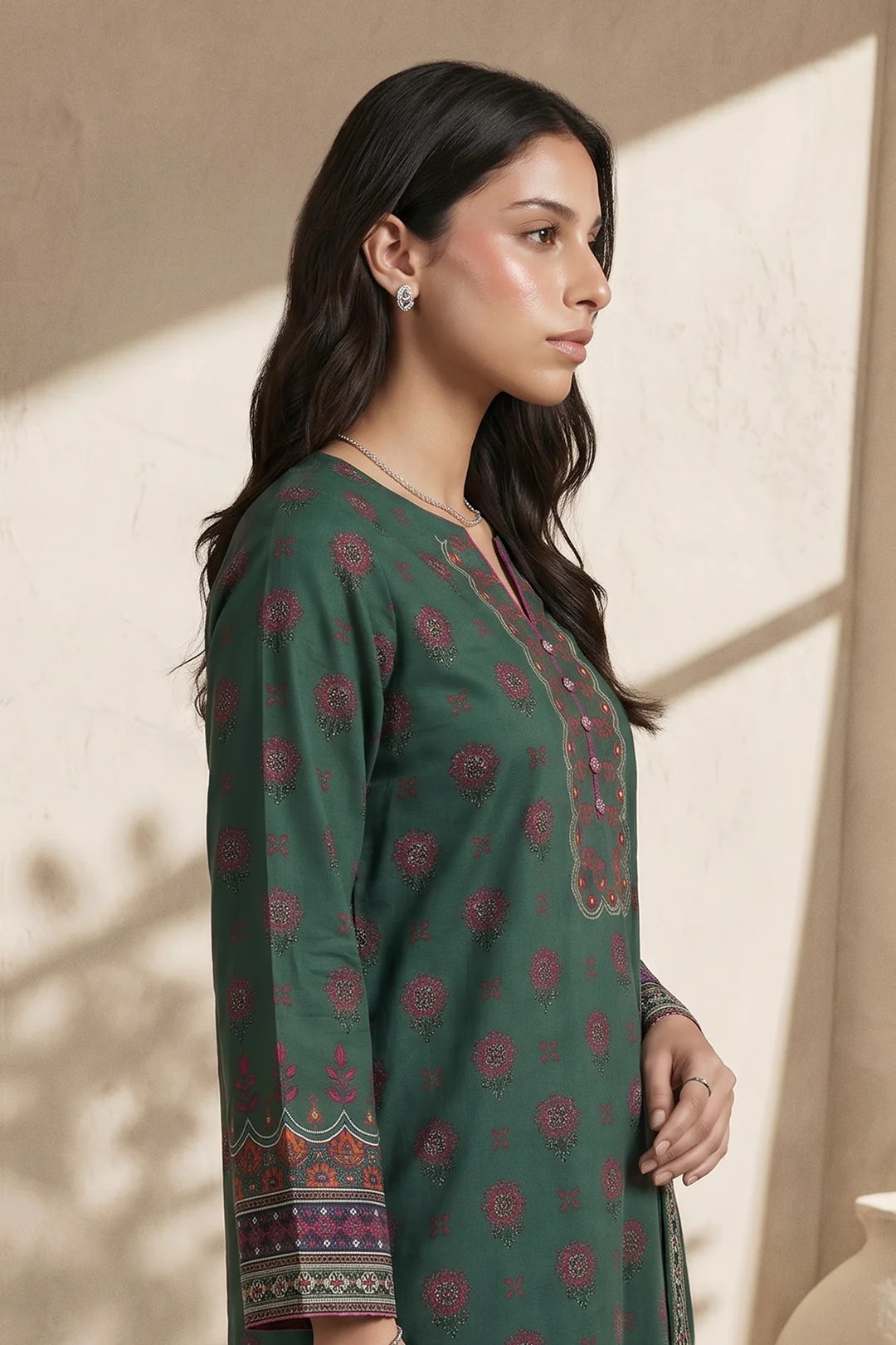 Kurta Dupatta Trouser - 2140 - Image 2