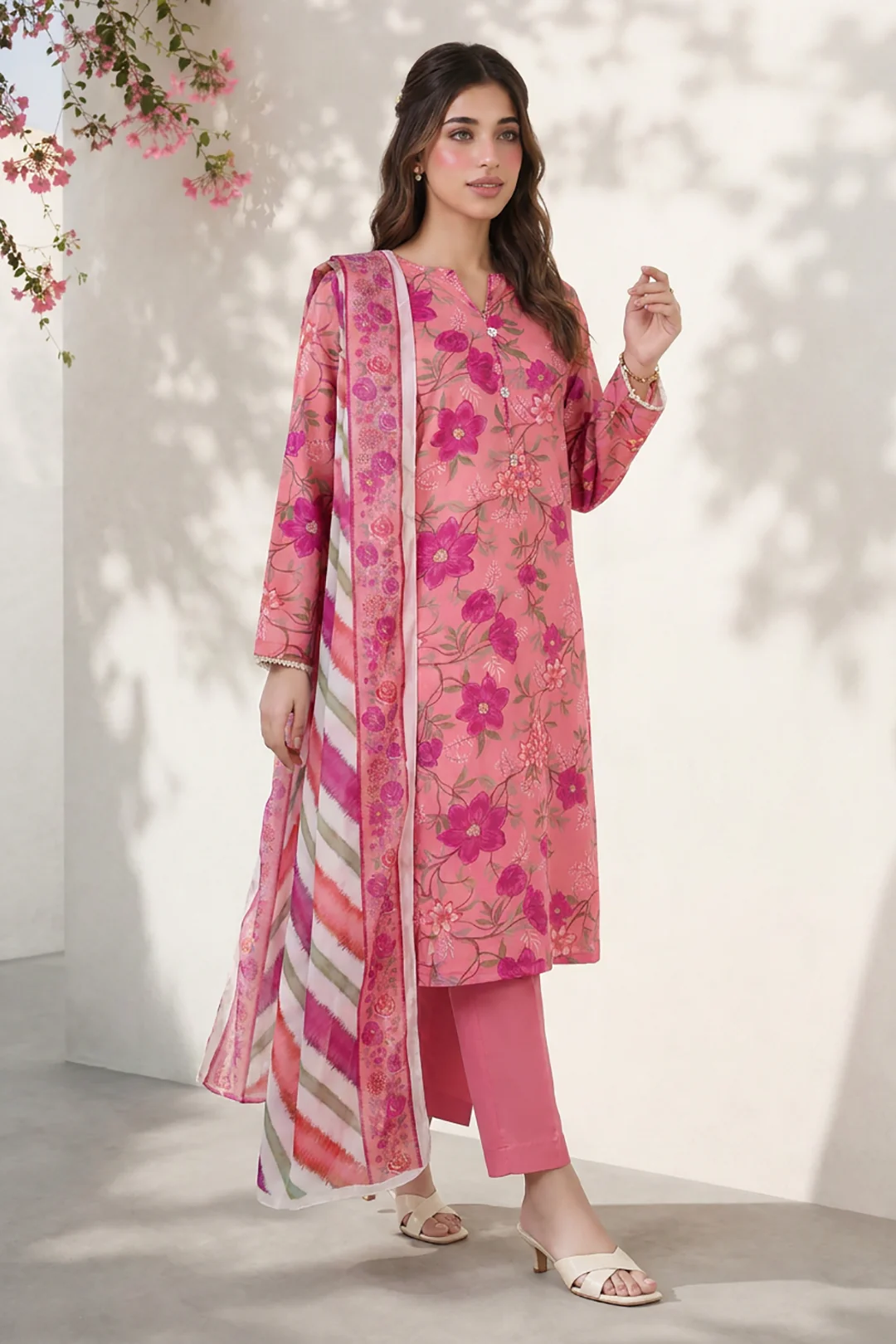 Kurta Dupatta Trouser - 2149 - Image 2