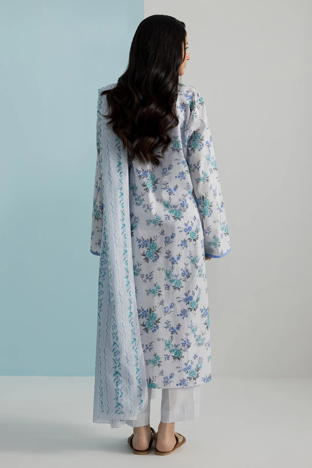 Kurta Dupatta Trouser - 2154 - Image 7