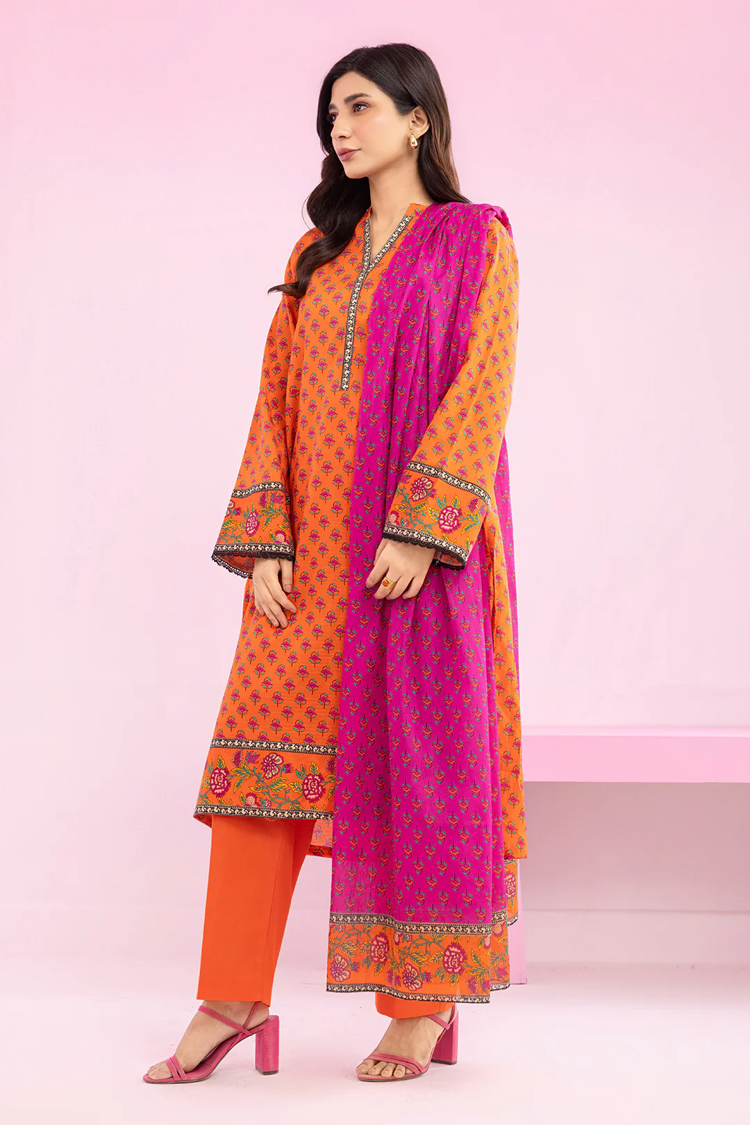 Kurta Dupatta Trouser - 2158 - Image 3