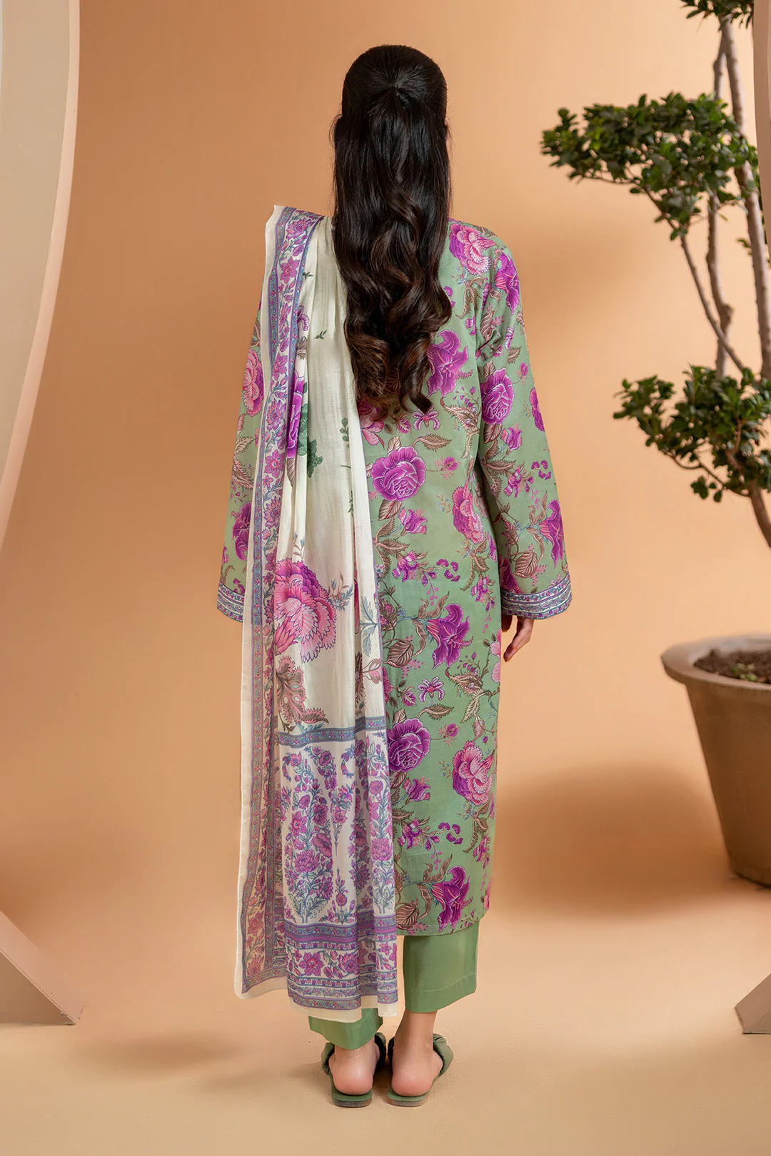 Kurta Dupatta Trouser - 2165 - Image 5