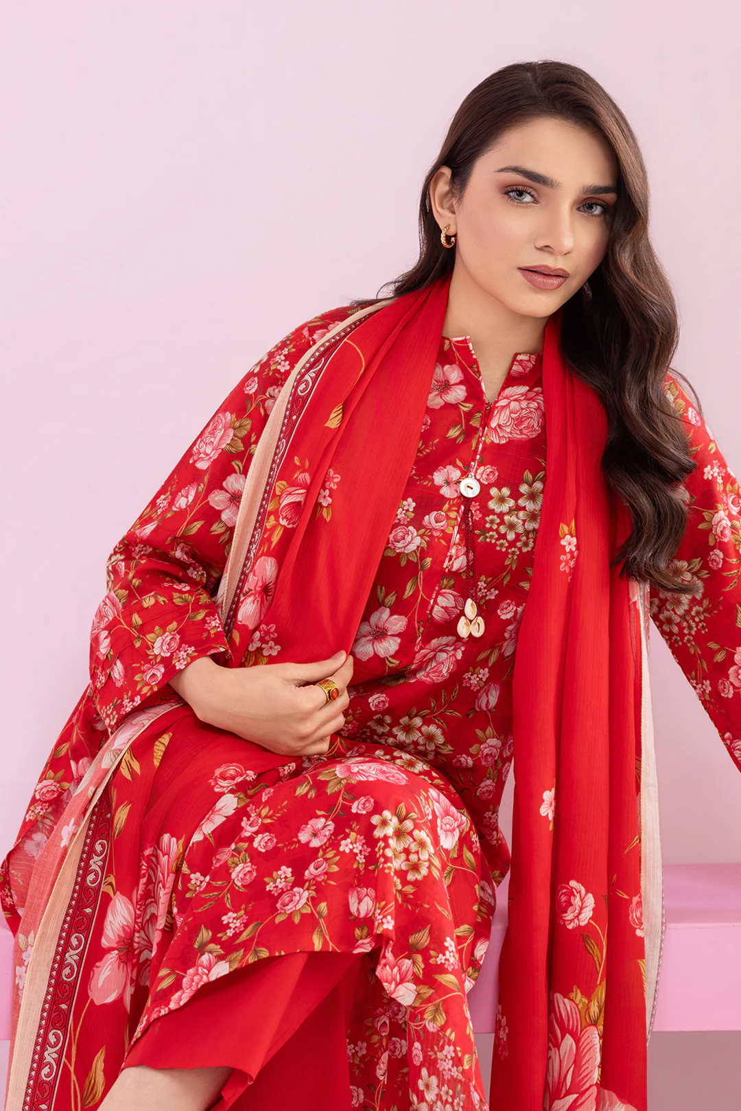 Kurta Dupatta Trouser - 2169 - Image 8