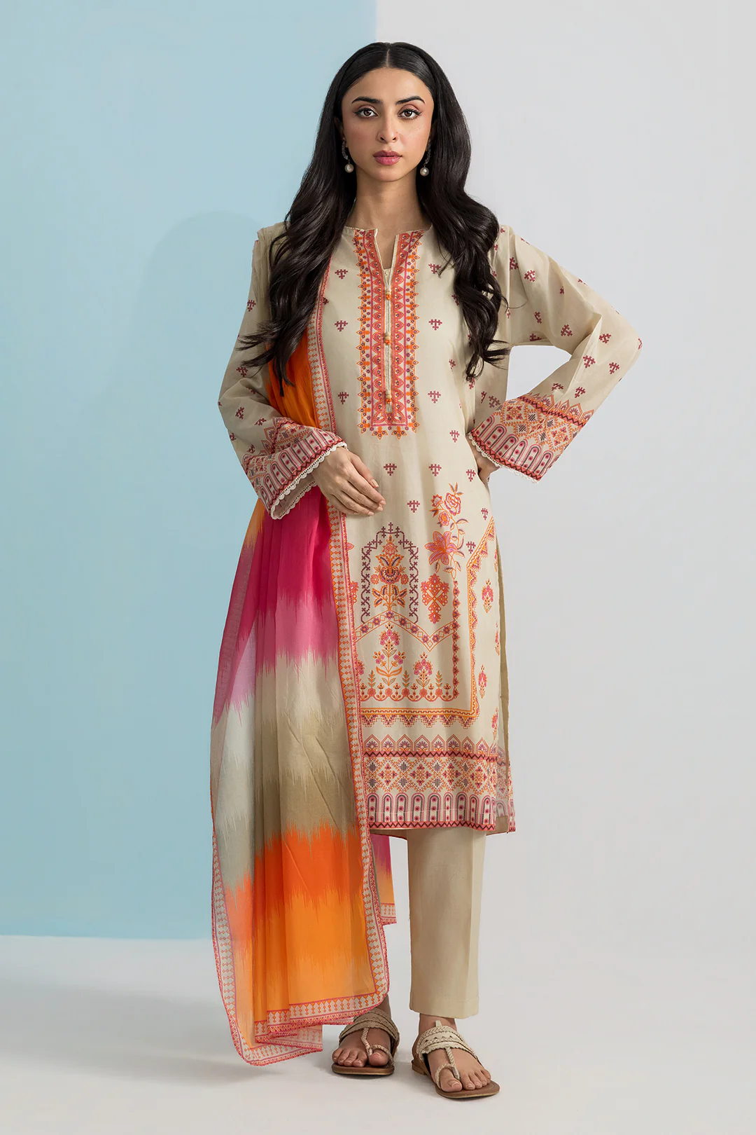 Kurta Dupatta Trouser - 2170