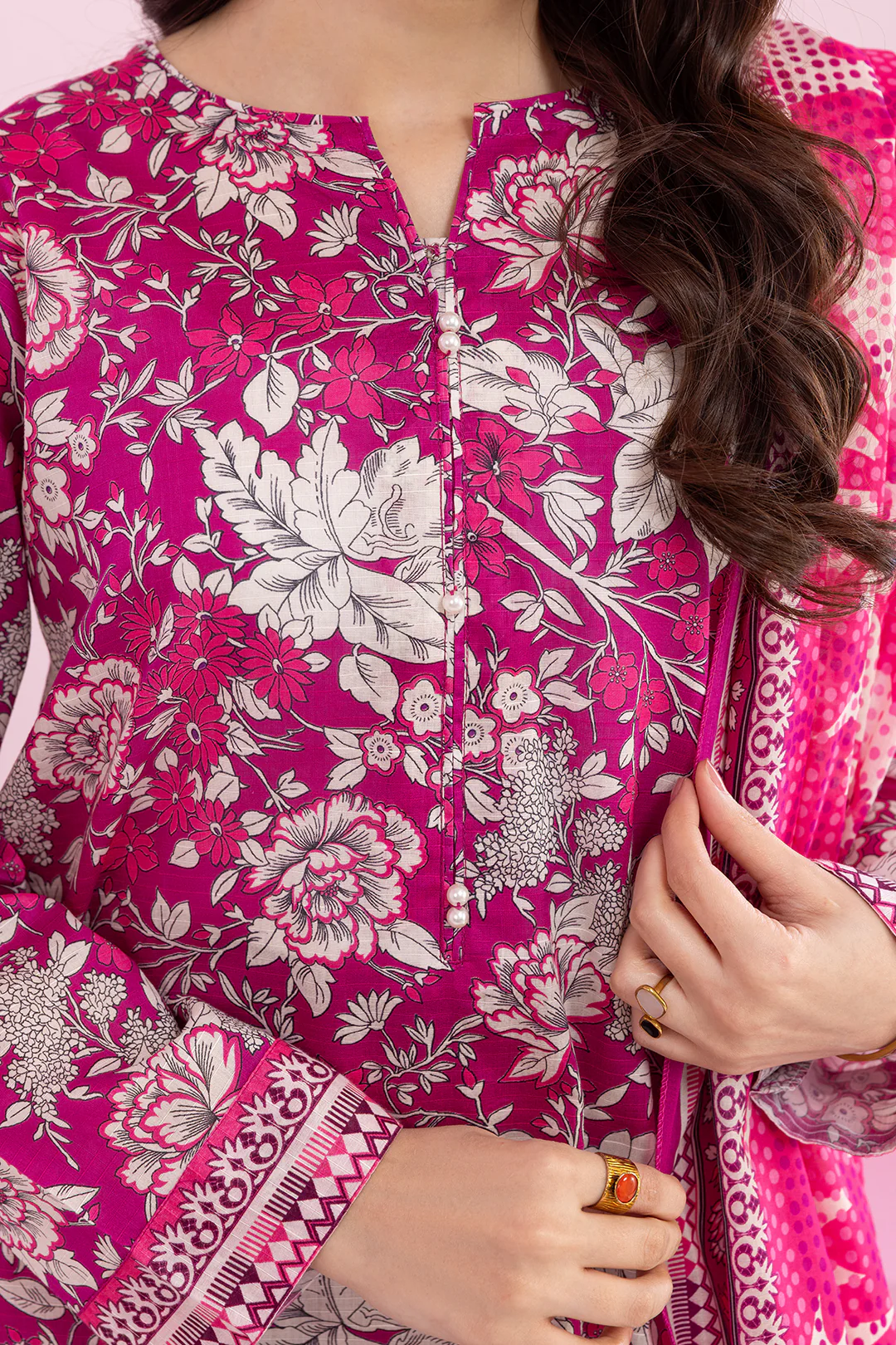 Kurta Dupatta Trouser - 2173 - Image 6