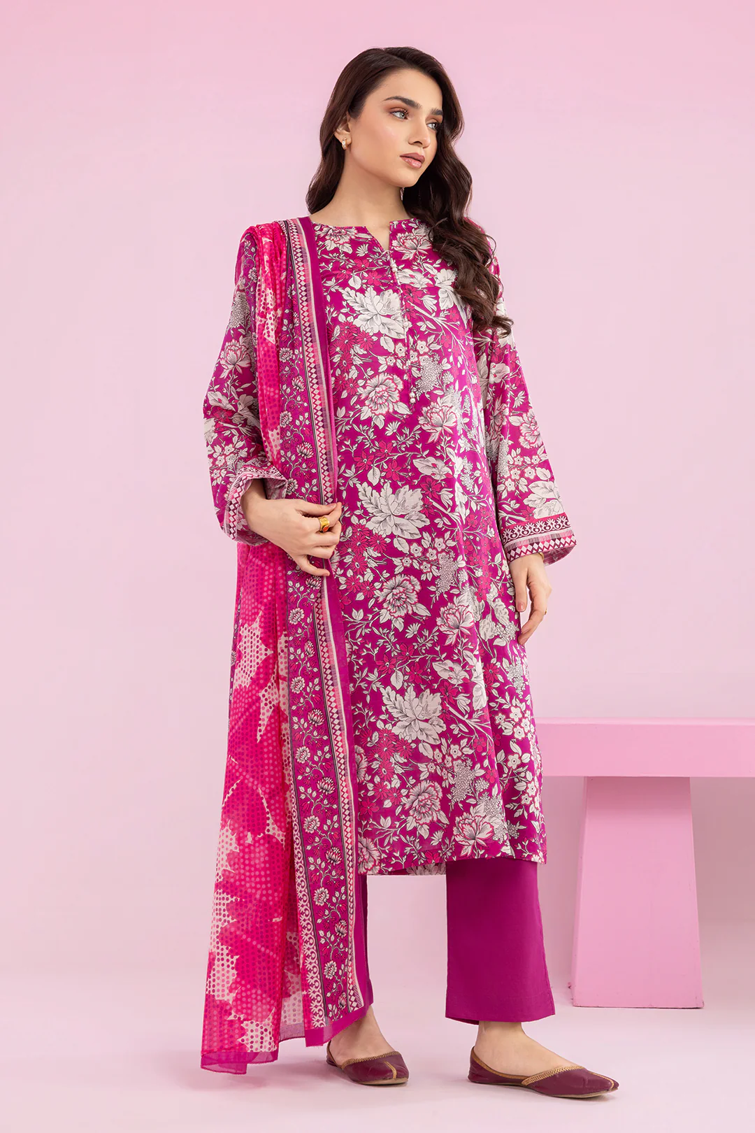 Kurta Dupatta Trouser - 2173 - Image 7