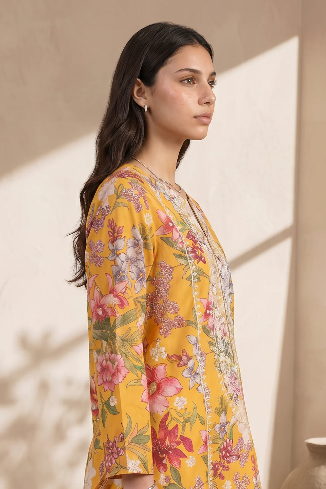 Embroidered Kurta Dupatta Trouser - 2187 - Image 4