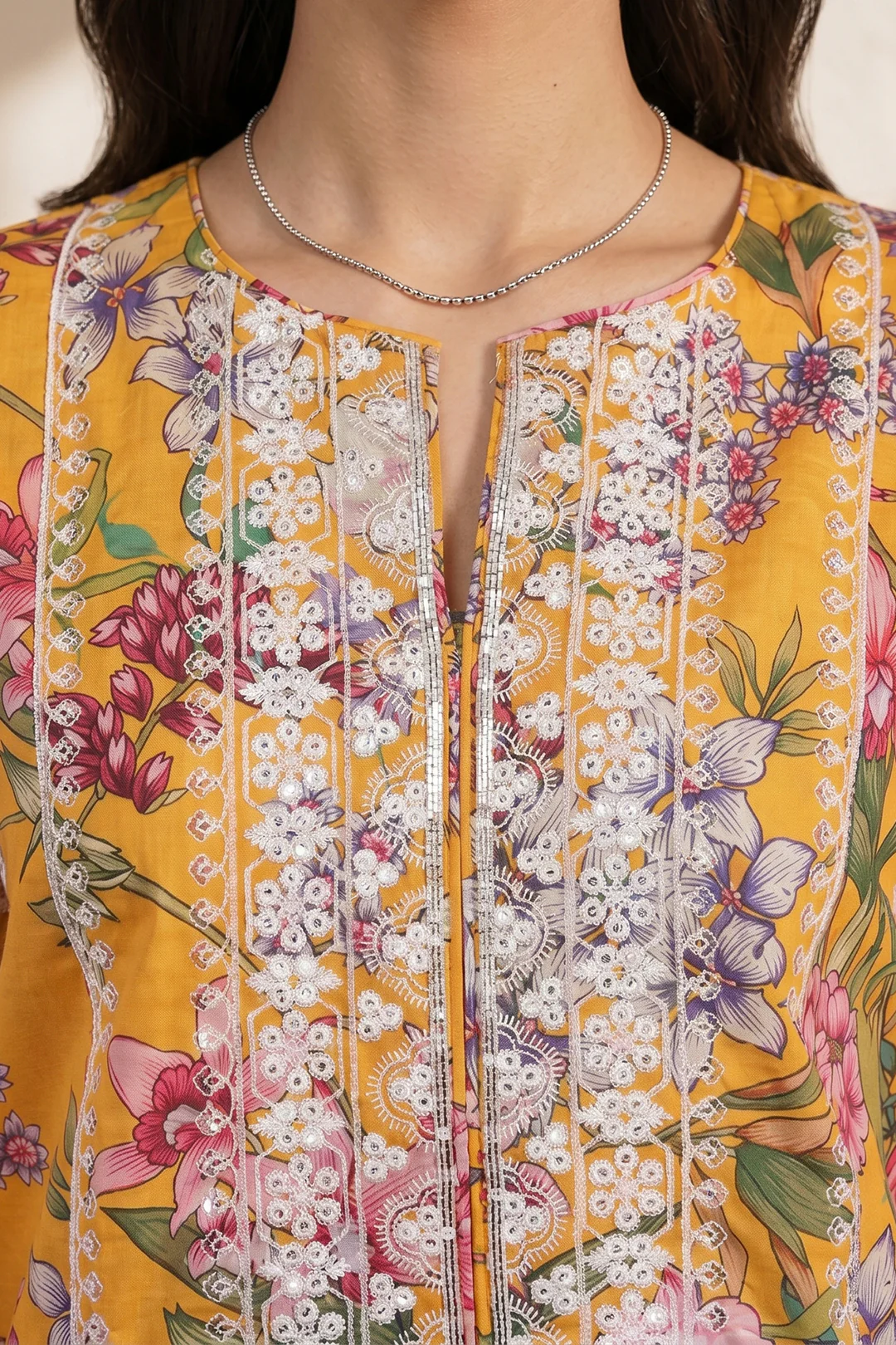 Embroidered Kurta Dupatta Trouser - 2187 - Image 5