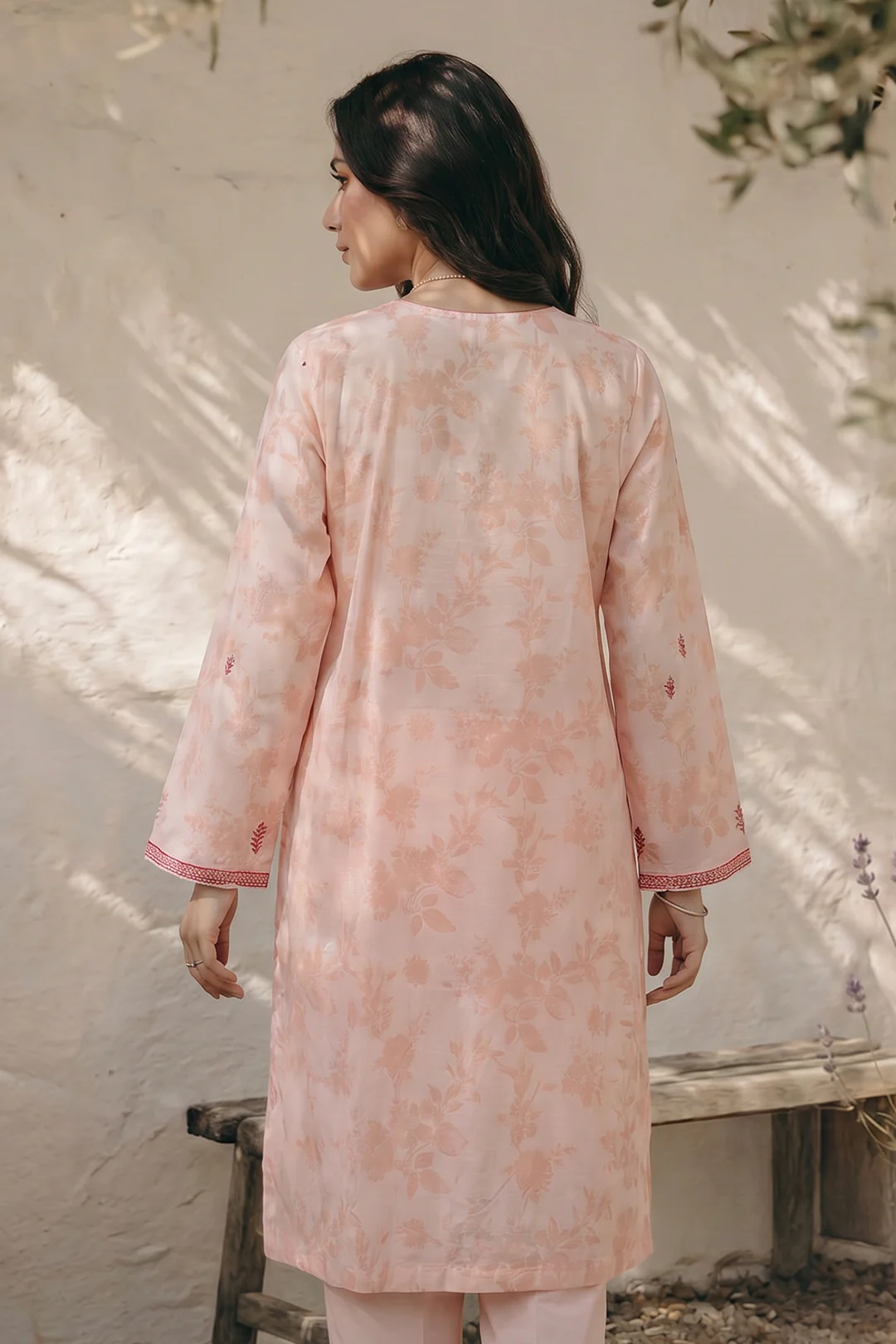 Embroidered Kurta Dupatta Trouser - 2200 - Image 6