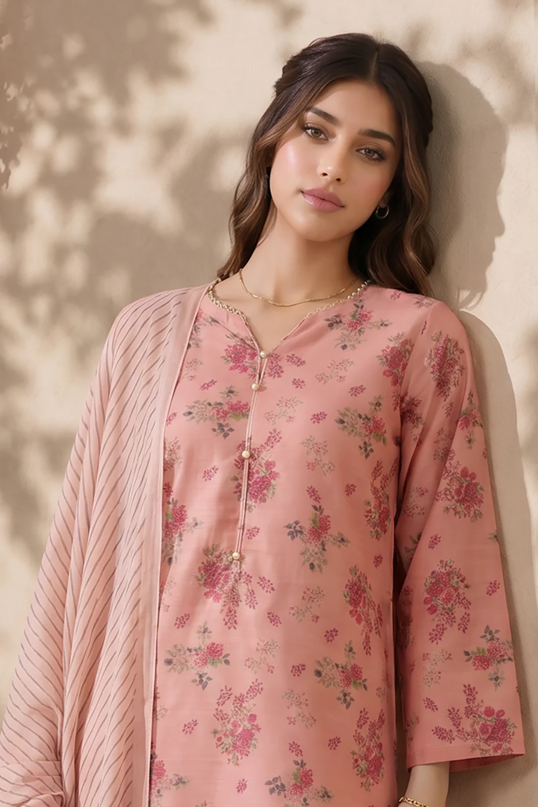 Kurta Dupatta Trouser - 2414 - Image 2