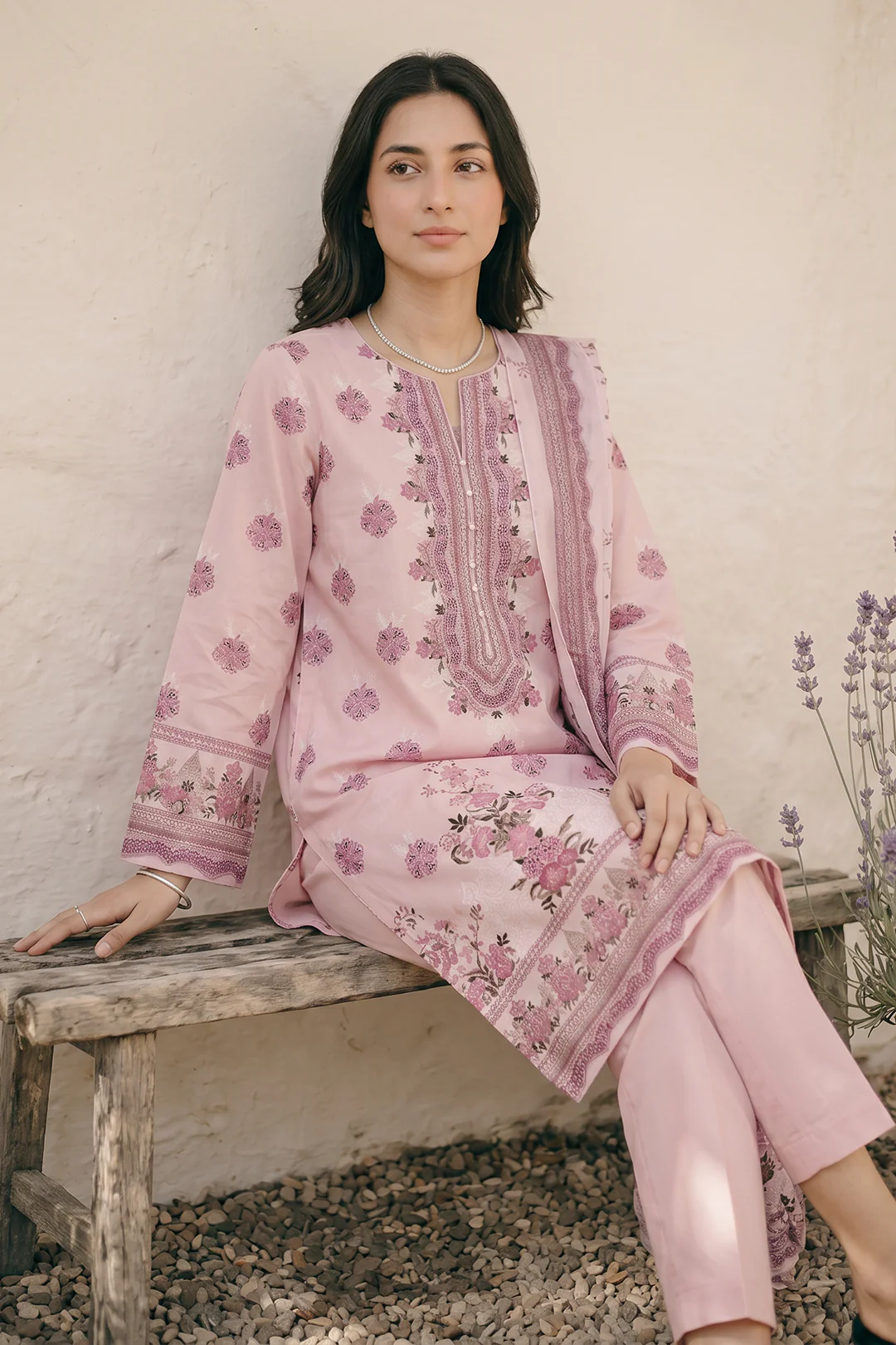 Kurta Dupatta Trouser - 2438 - Image 2