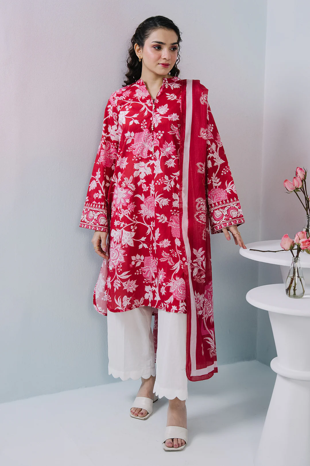 Kurta Dupatta Trouser - 2439 - Image 3
