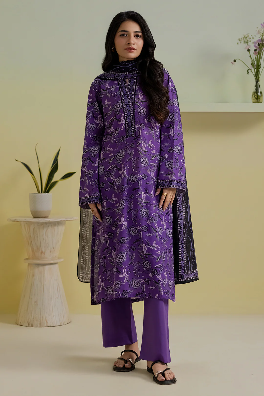 Kurta Dupatta Trouser - 2444