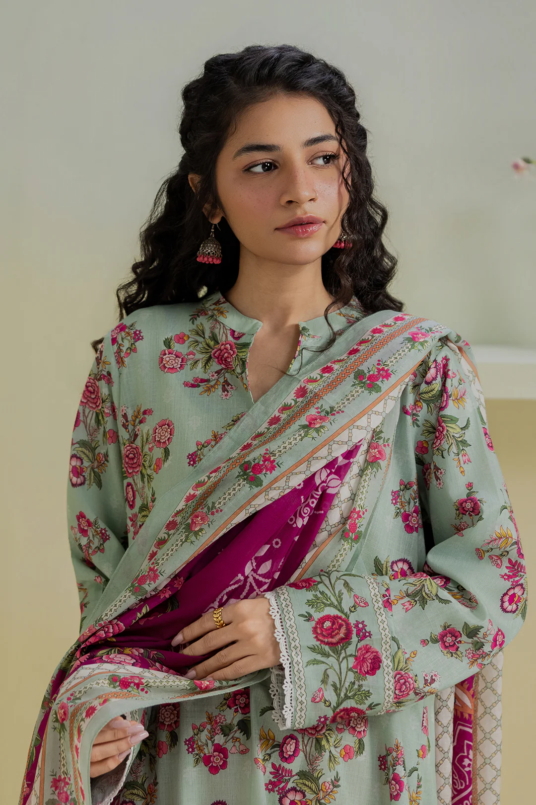 Kurta Dupatta Trouser - 2445 - Image 2