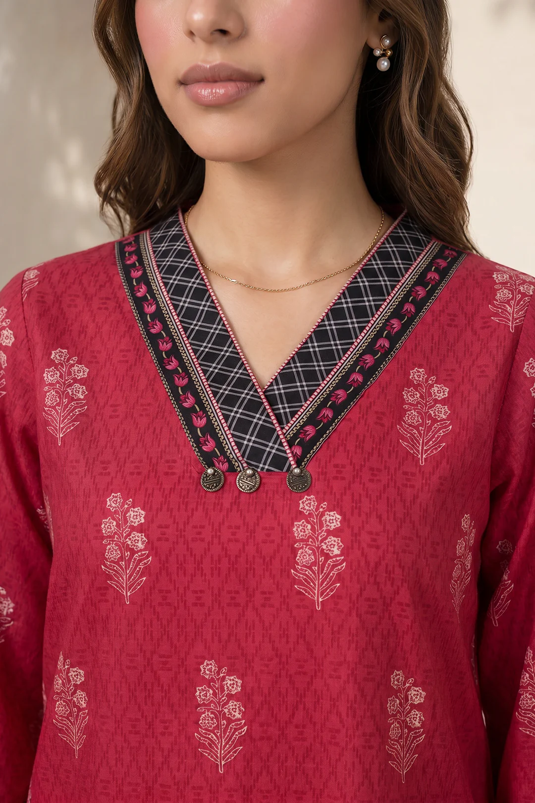 Kurta Dupatta Trouser - 2452 - Image 3