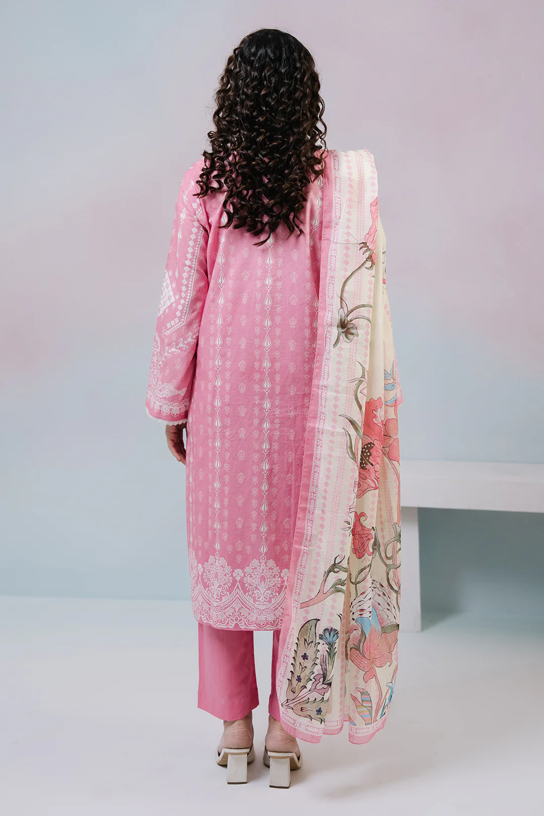 Kurta Dupatta Trouser - 2467 - Image 6