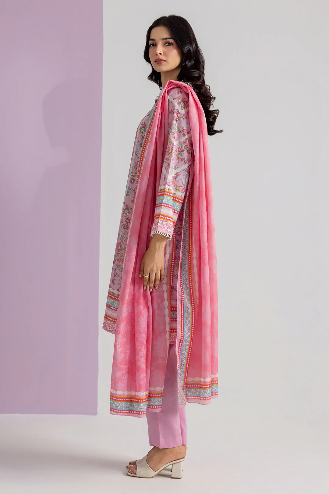 Kurta Dupatta Trouser - 2494 - Image 7