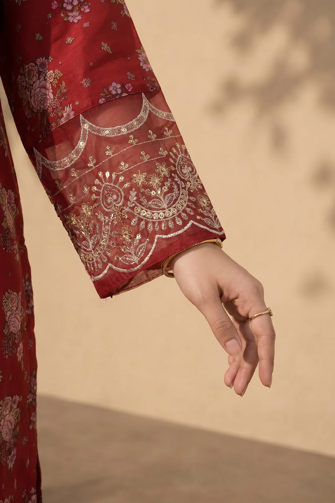 Embroidered Kurta Dupatta Trouser - 2511 - Image 6