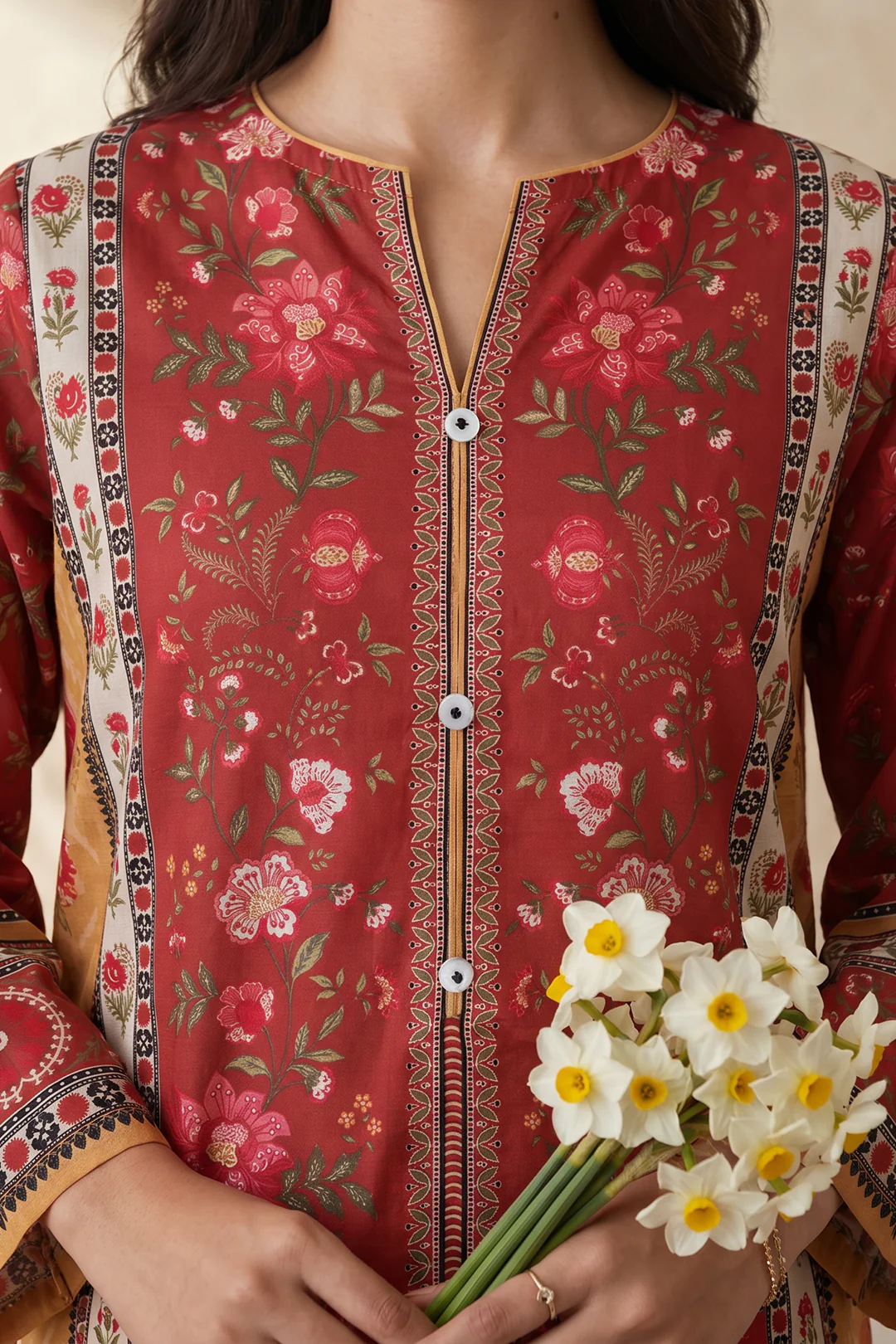 Kurta Dupatta Trouser - 2693 - Image 3