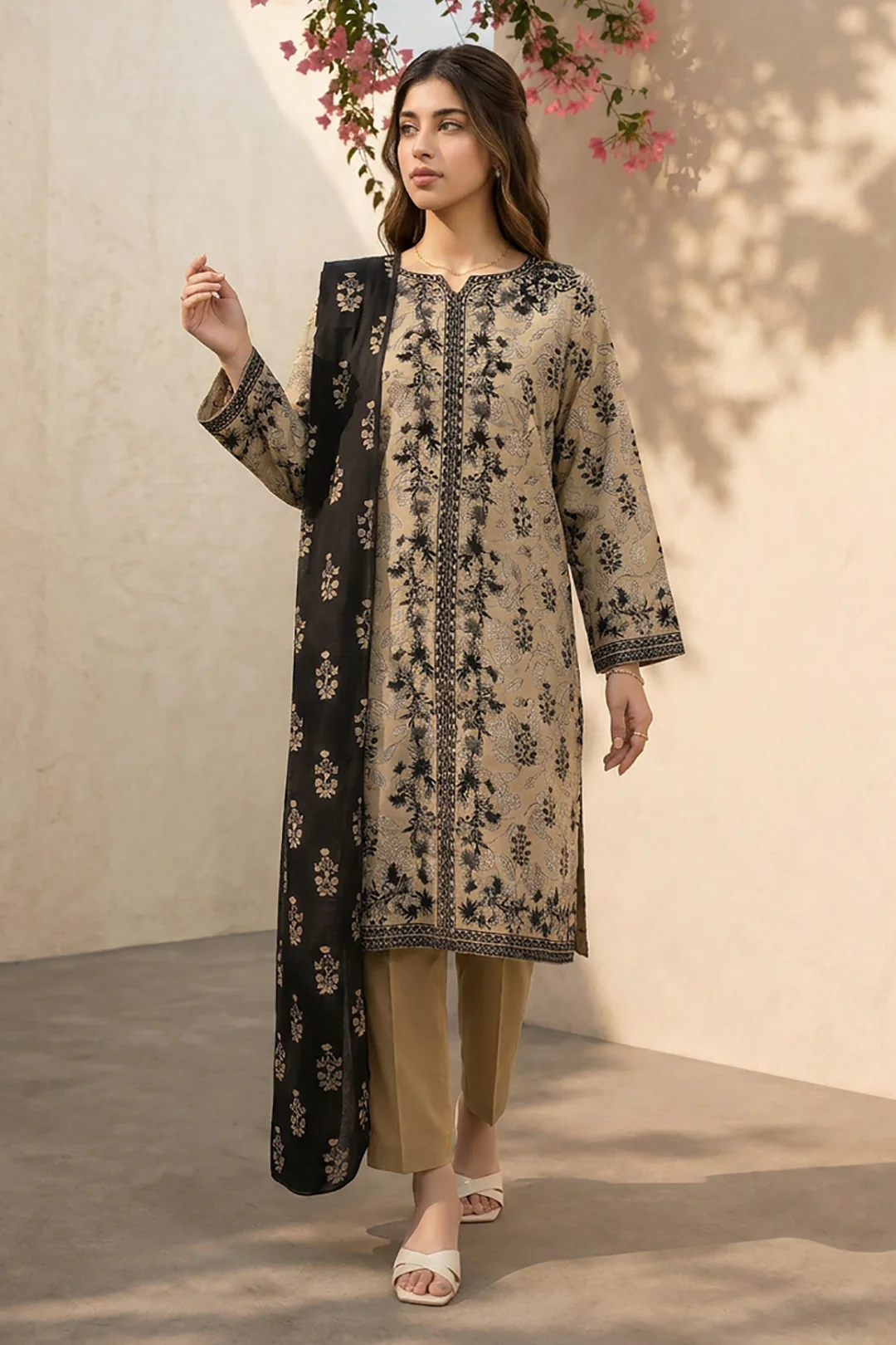 Kurta Dupatta Trouser - 2694 - Image 3