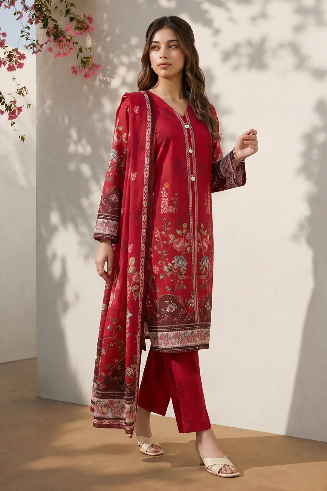 Kurta Dupatta Trouser - 2973 - Image 3