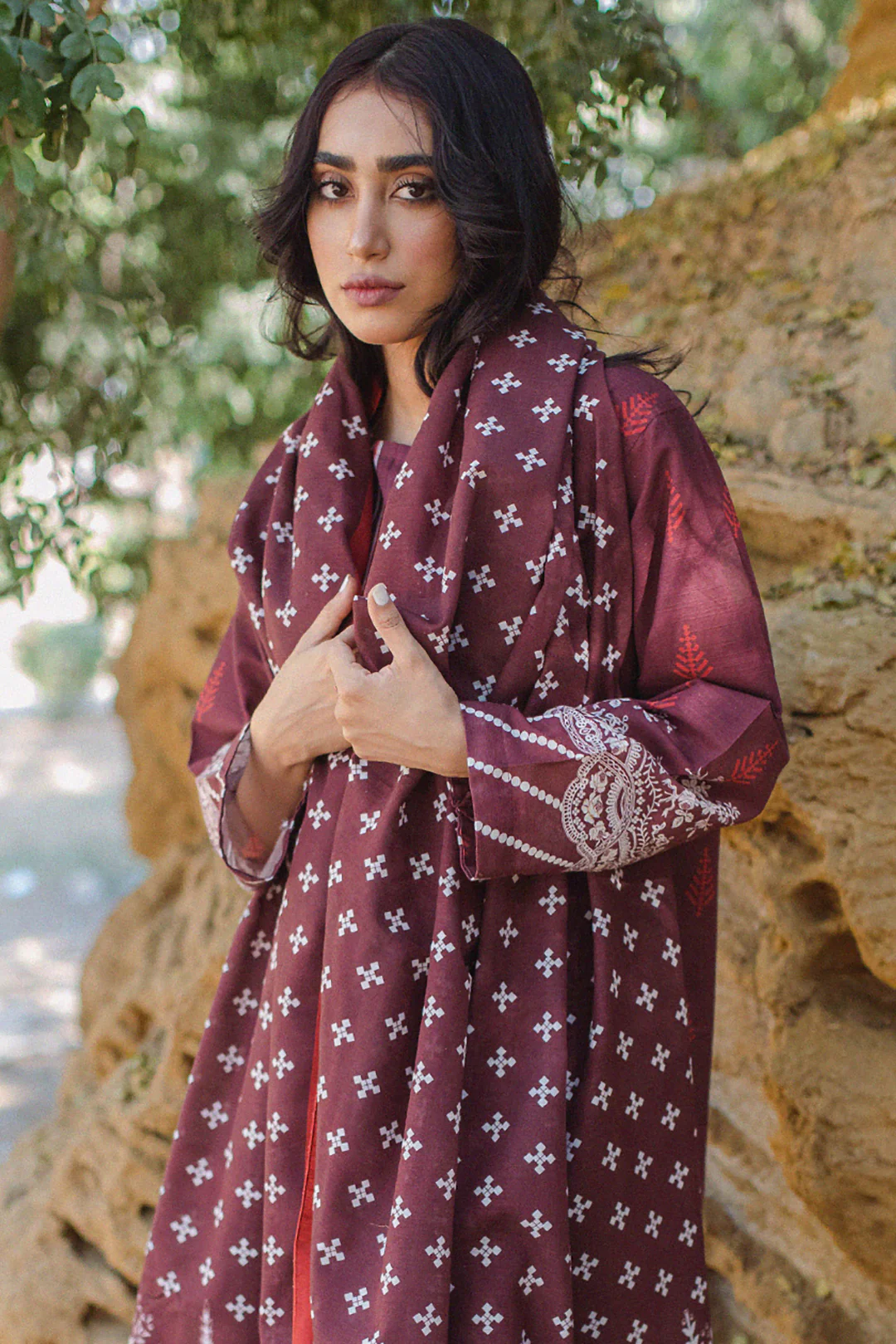 Kurta Dupatta Trouser - 0777 - Image 3
