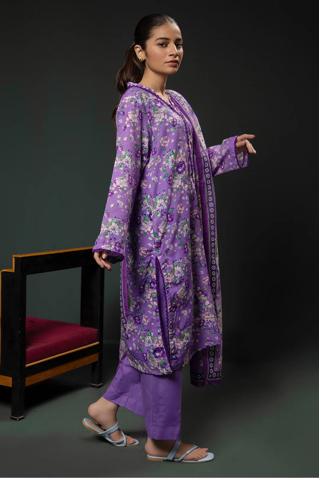Kurta Dupatta Trouser - 2948 - Image 3