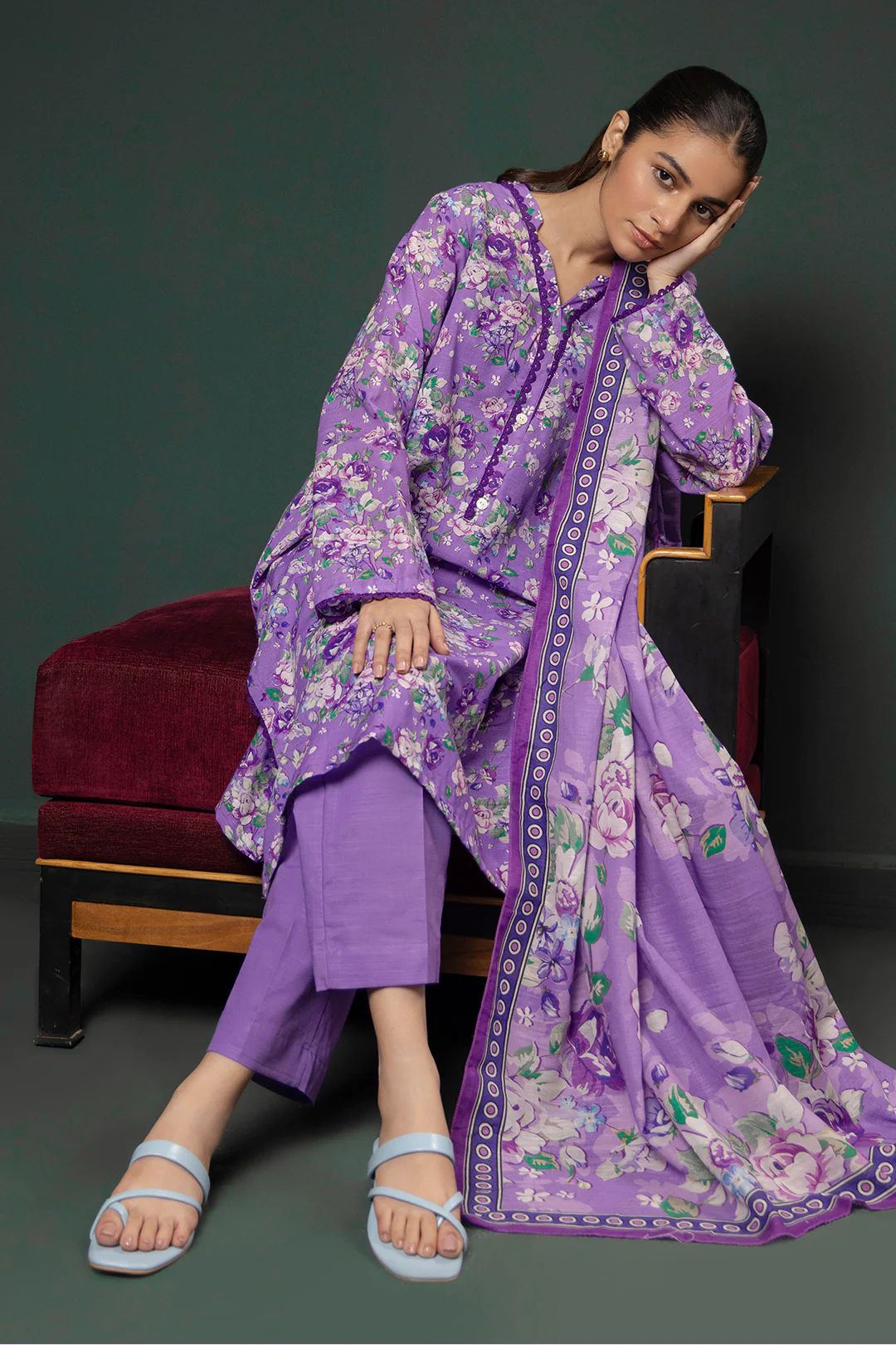 Kurta Dupatta Trouser - 2948 - Image 5