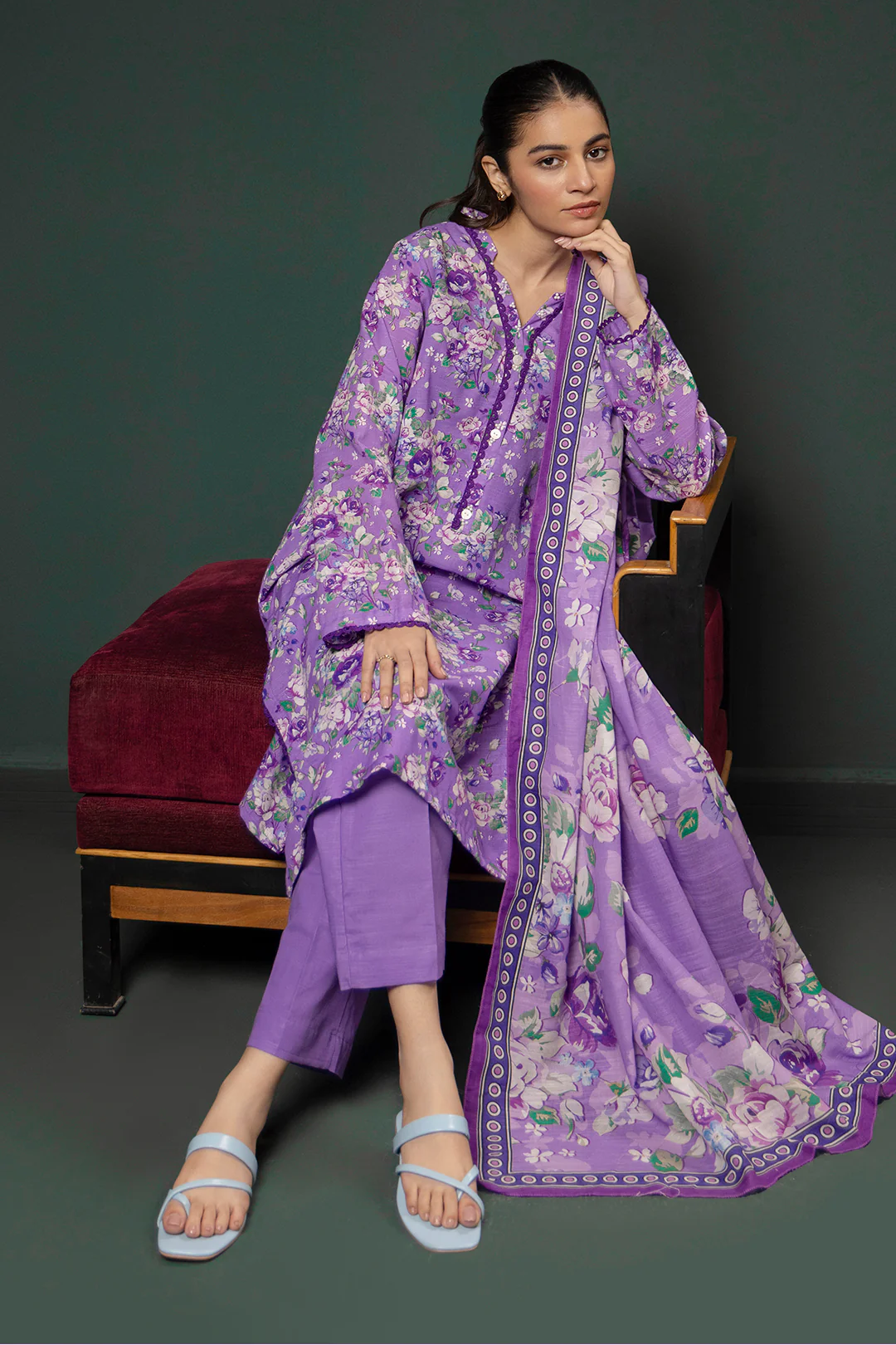 Kurta Dupatta Trouser - 2948 - Image 6