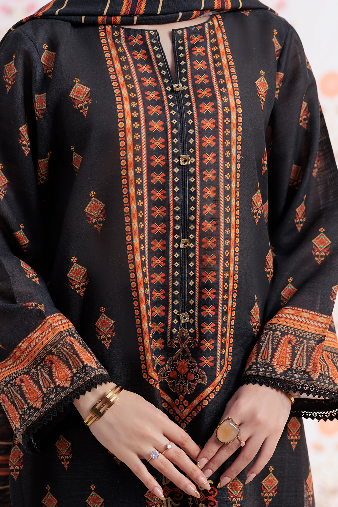 Kurta Dupatta Trouser - 3073 - Image 15